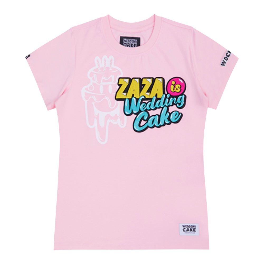 Wedding Cake Women's Zaza Graphic Tee - Pink - PINK Thumbnail View 4