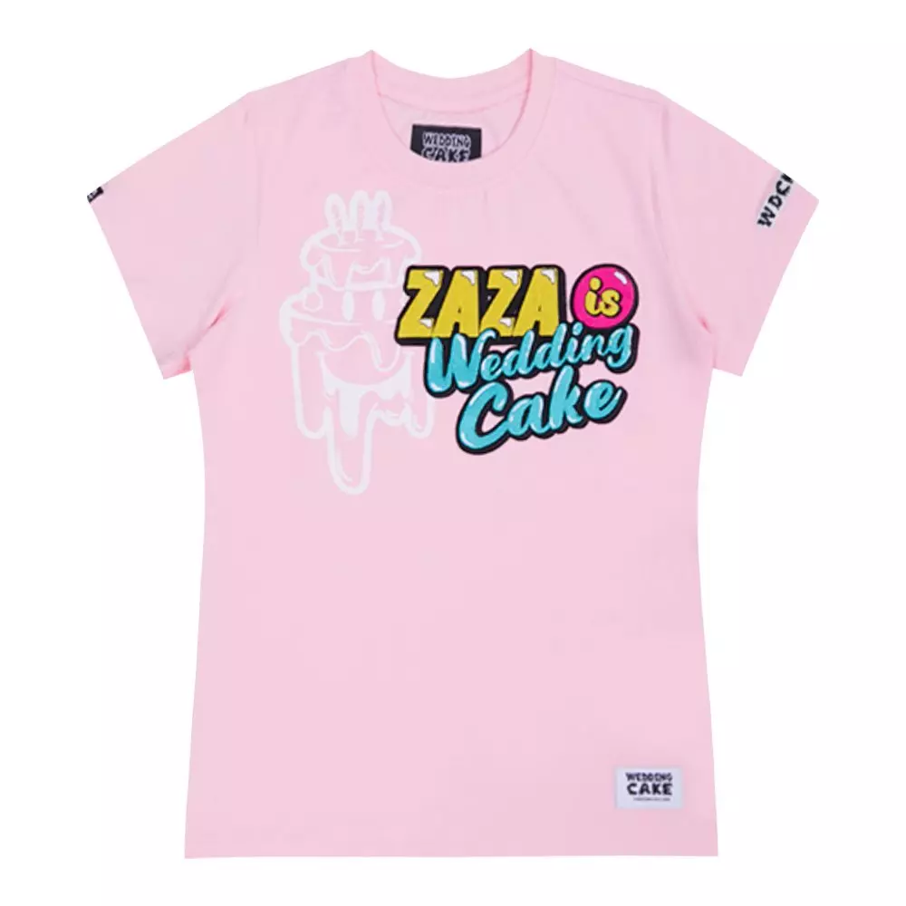 Wedding Cake Women's Zaza Graphic Tee - Pink - PINK