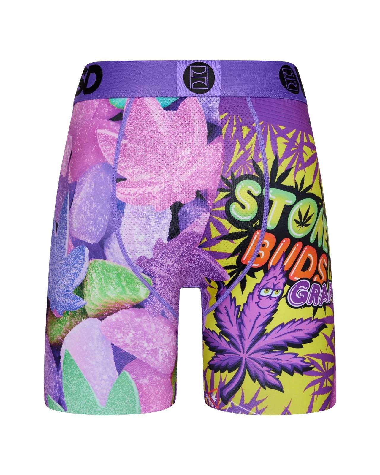 PSD Men's Stoney Buds Grape Underwear