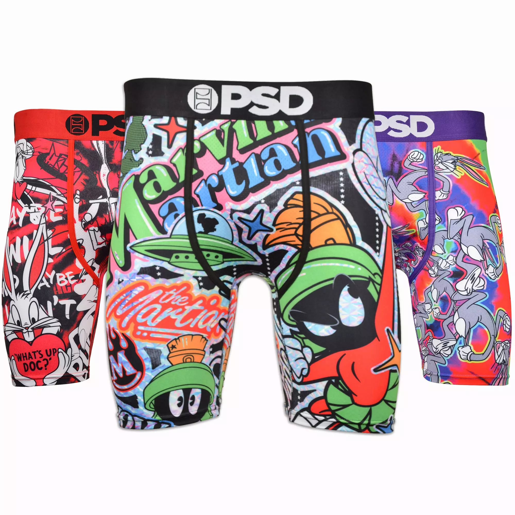 PSD Men's Looney Tunes Underwear-3PK - Hibbett