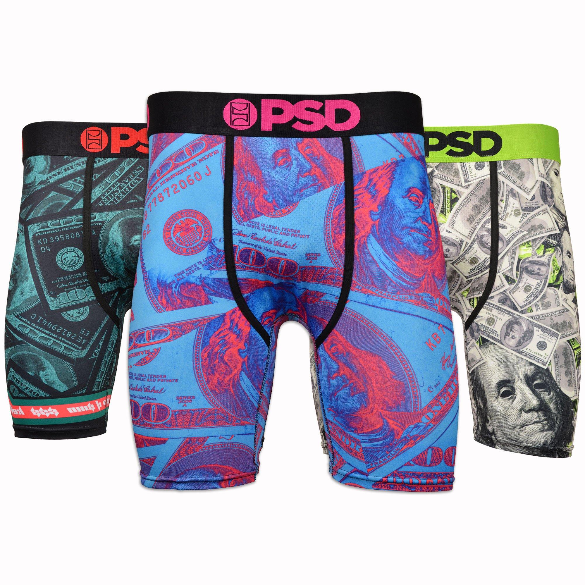 PSD Men's Pop Money Underwear-3PK - MULTI-COLOR Thumbnail View 1