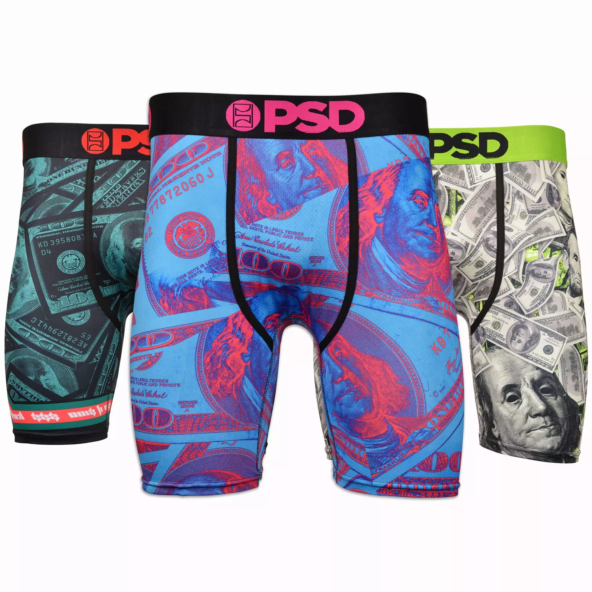 PSD Men's Pop Money Underwear-3PK - Hibbett