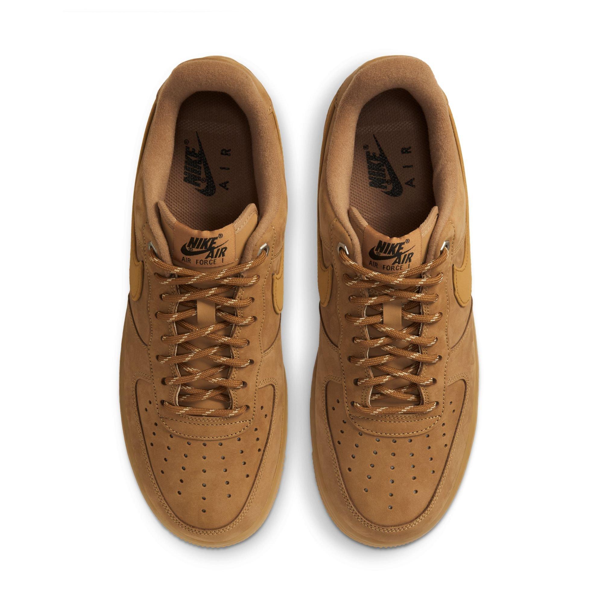 Nike Air Force 1 Mid 07 WB Flax Wheat Gum Brown Mens Shoes Size 14