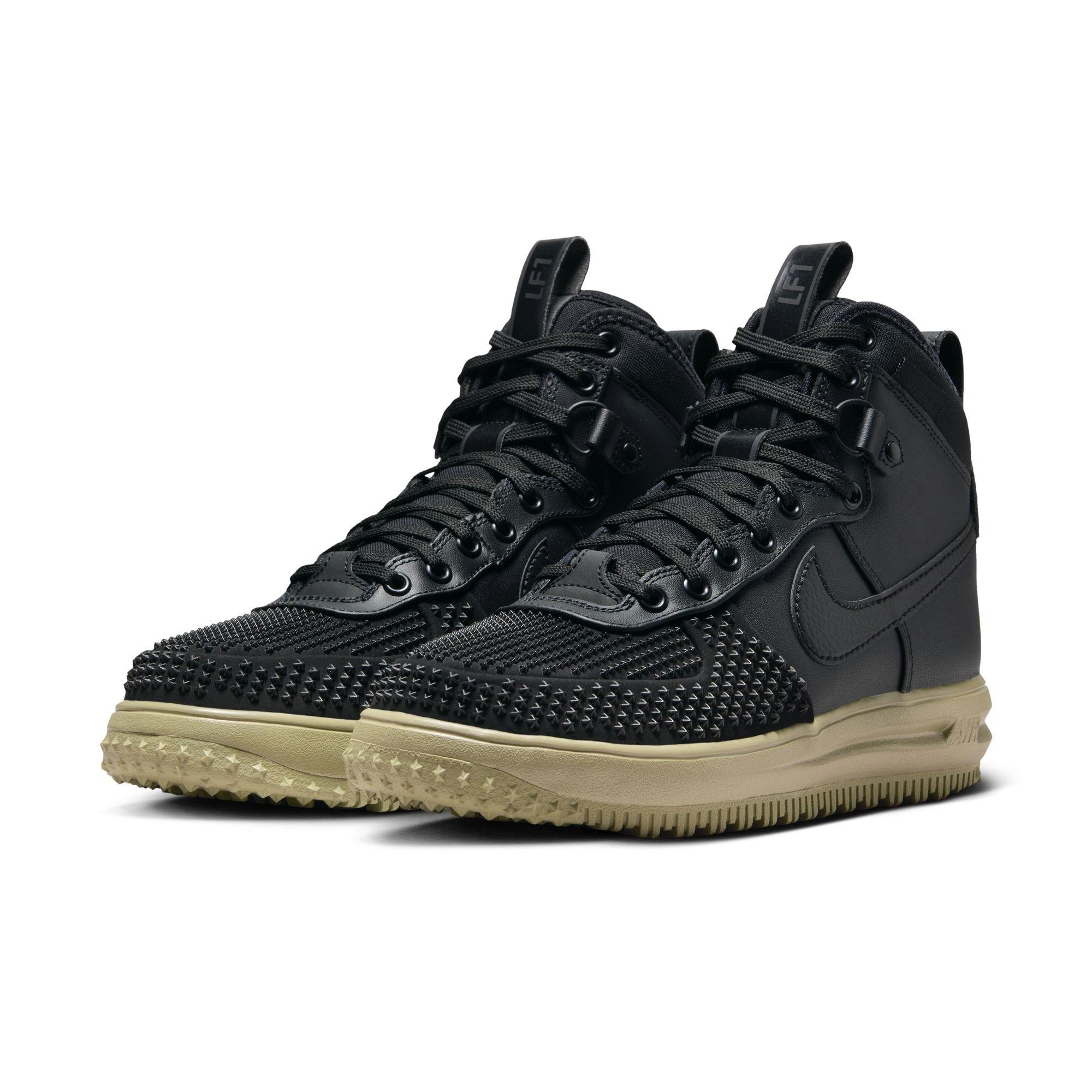Nike Lunar Force 1 "Black/Neutral Olive" Men's Duckboot - BLACK Thumbnail View 5
