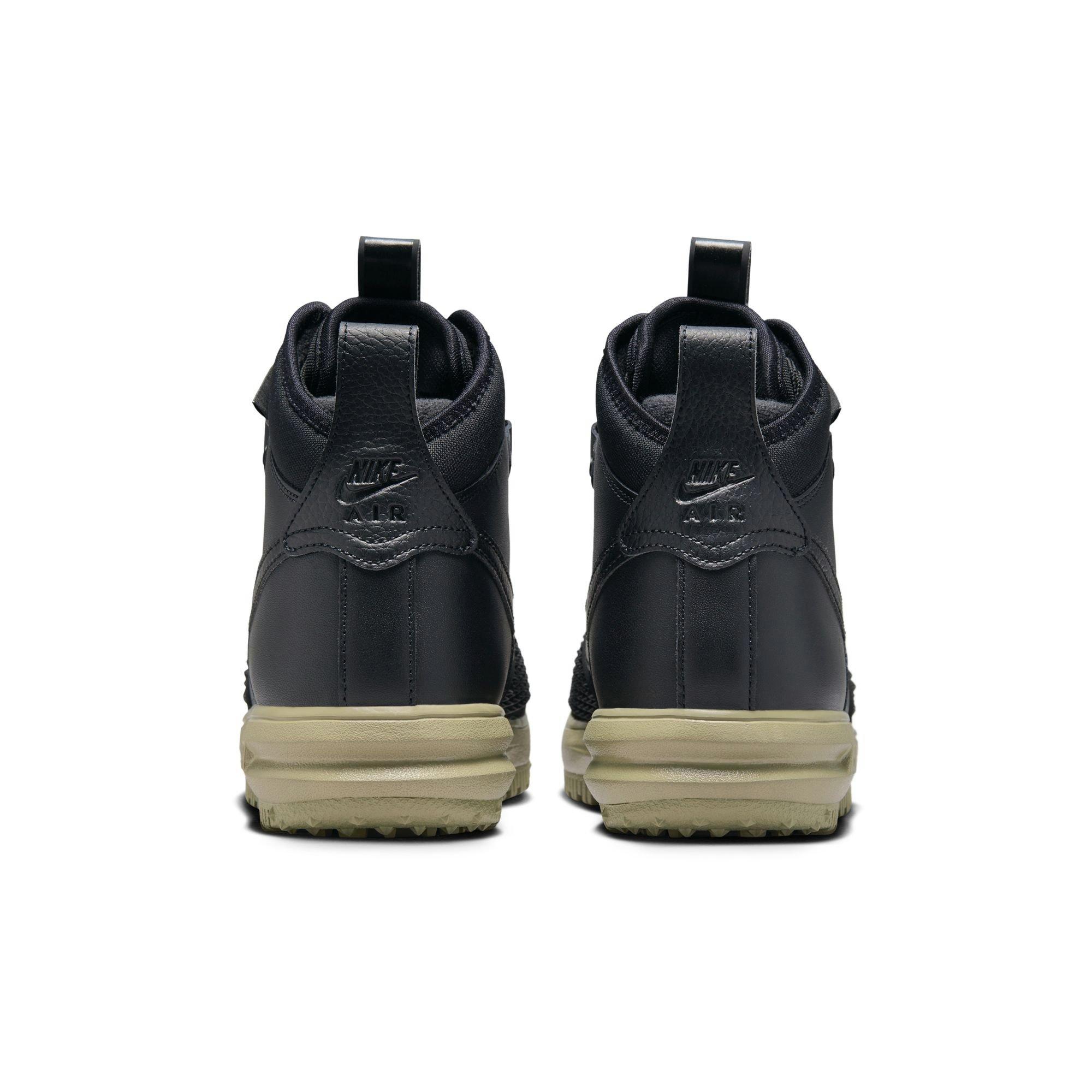 Nike Lunar Force 1 "Black/Neutral Olive" Men's Duckboot - BLACK Thumbnail View 6
