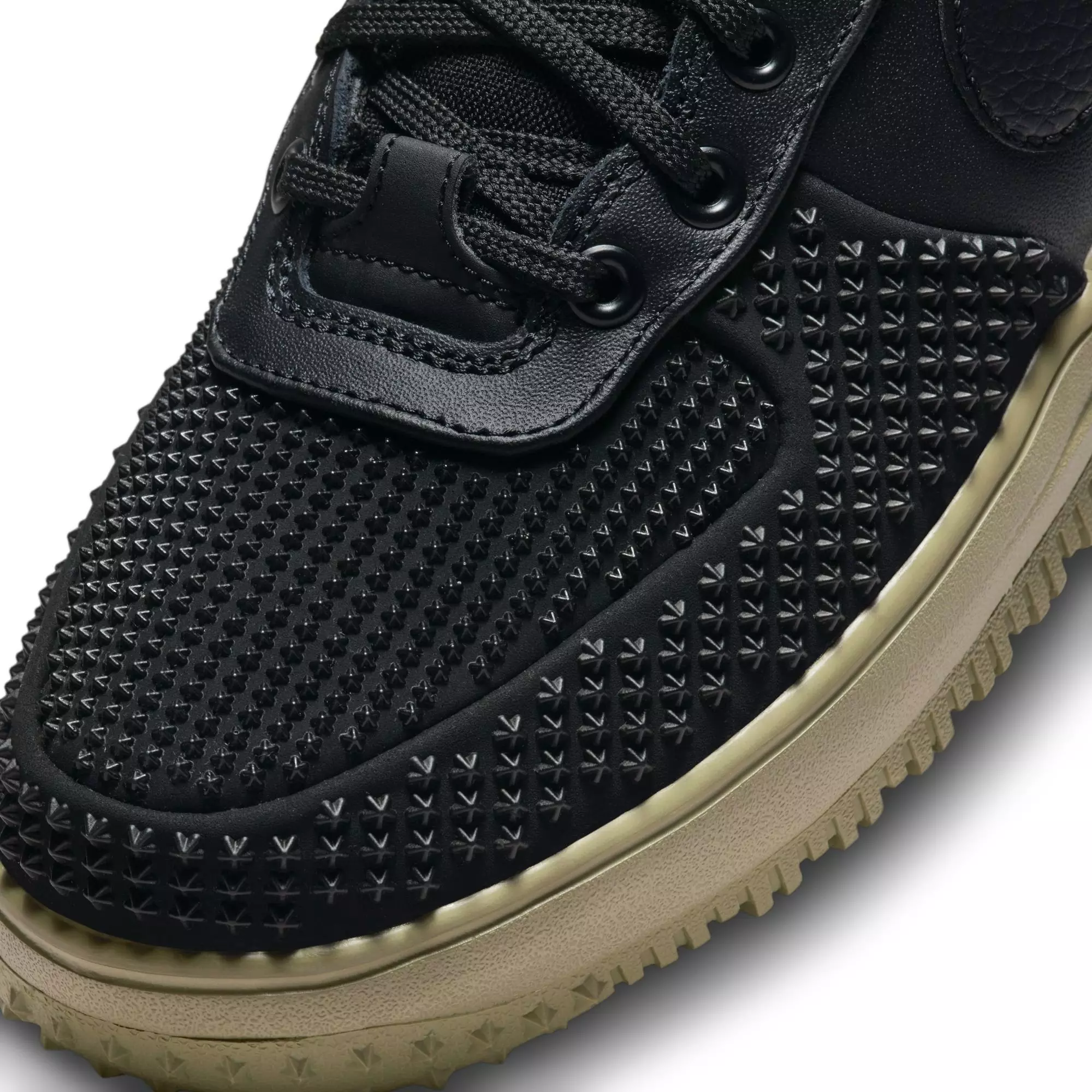 Nike Lunar Force 1 "Black/Neutral Olive" Men's Duckboot - BLACK