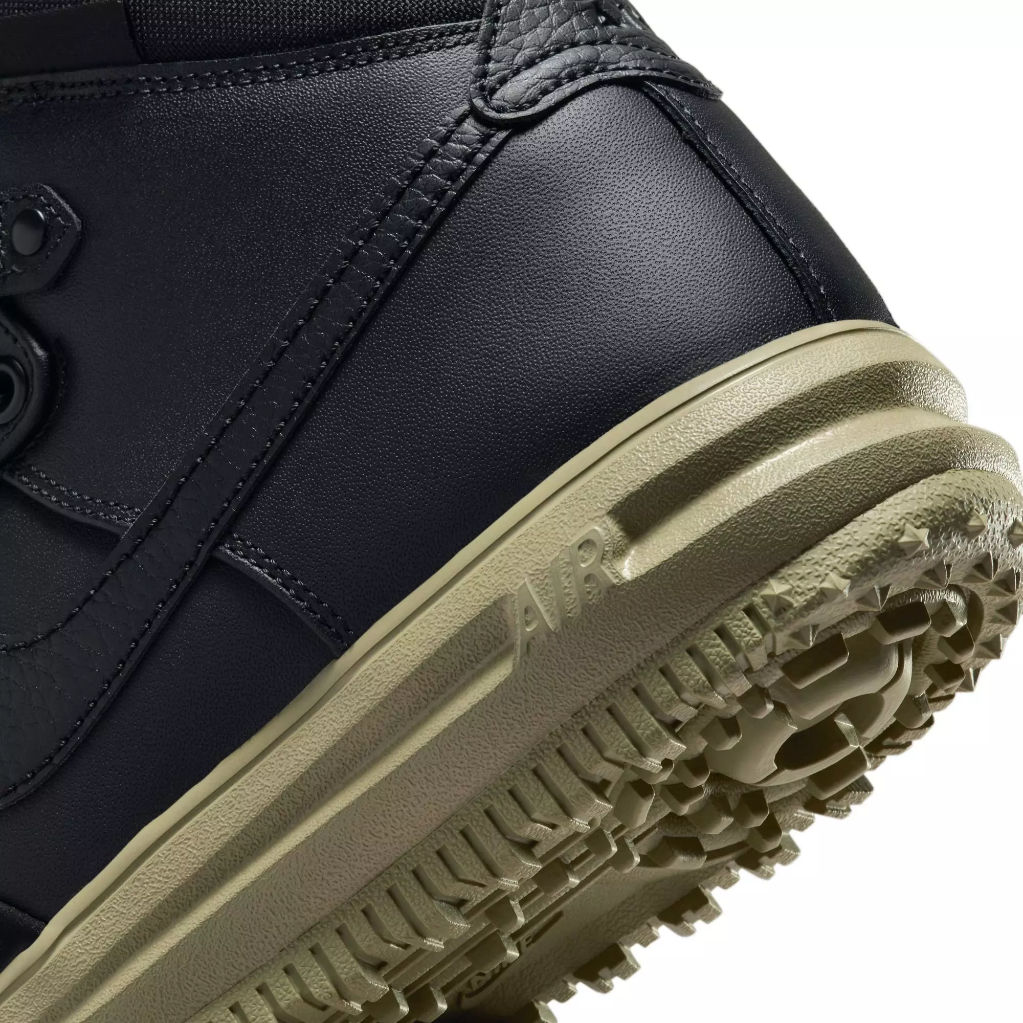 Nike Lunar Force 1 "Black/Neutral Olive" Men's Duckboot - BLACK