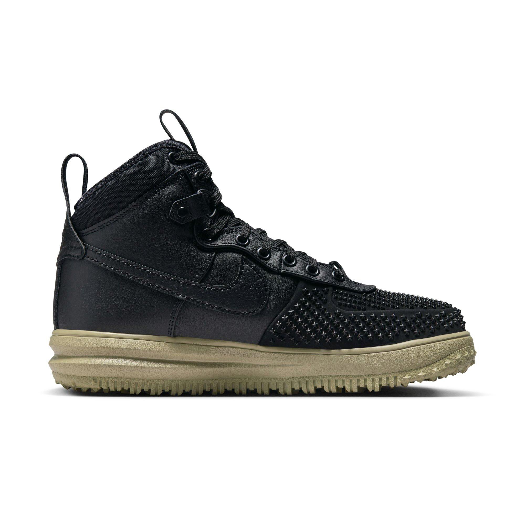 Nike Lunar Force 1 "Black/Neutral Olive" Men's Duckboot - BLACK Thumbnail View 2