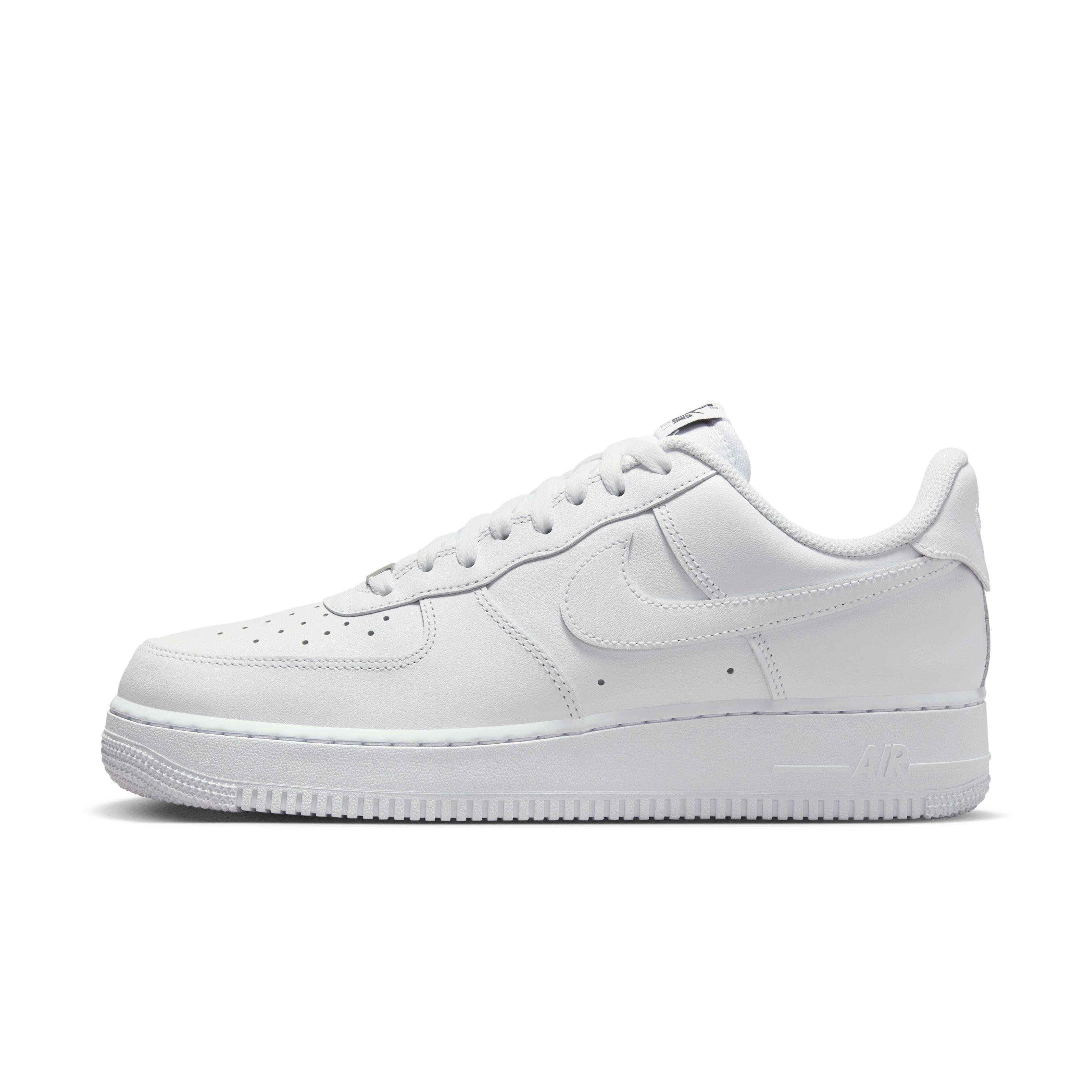 Nike Air Force 1 '07 FlyEase "White" Men's Shoe - WHITE Thumbnail View 2