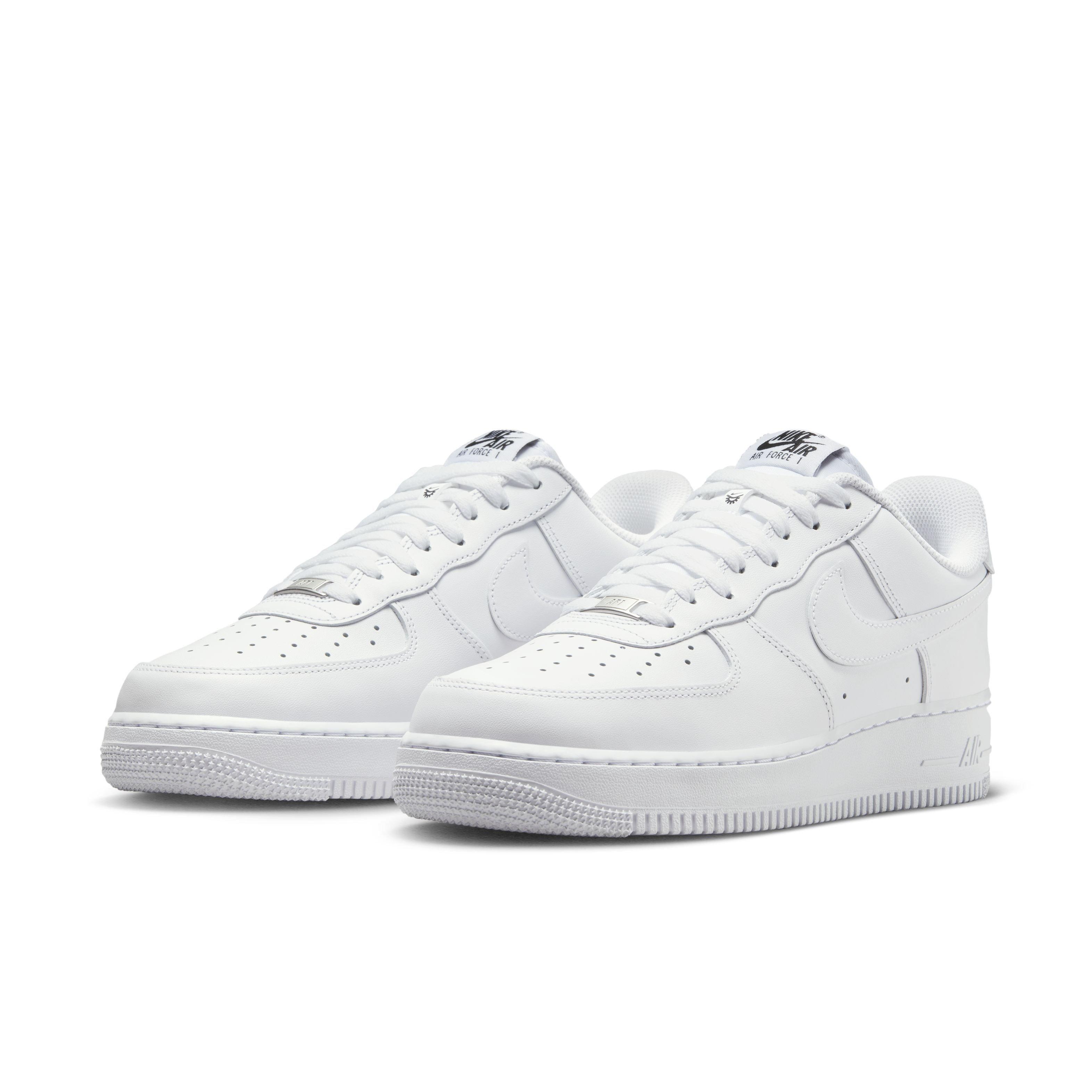 Nike Air Force 1 '07 FlyEase "White" Men's Shoe - WHITE Thumbnail View 3