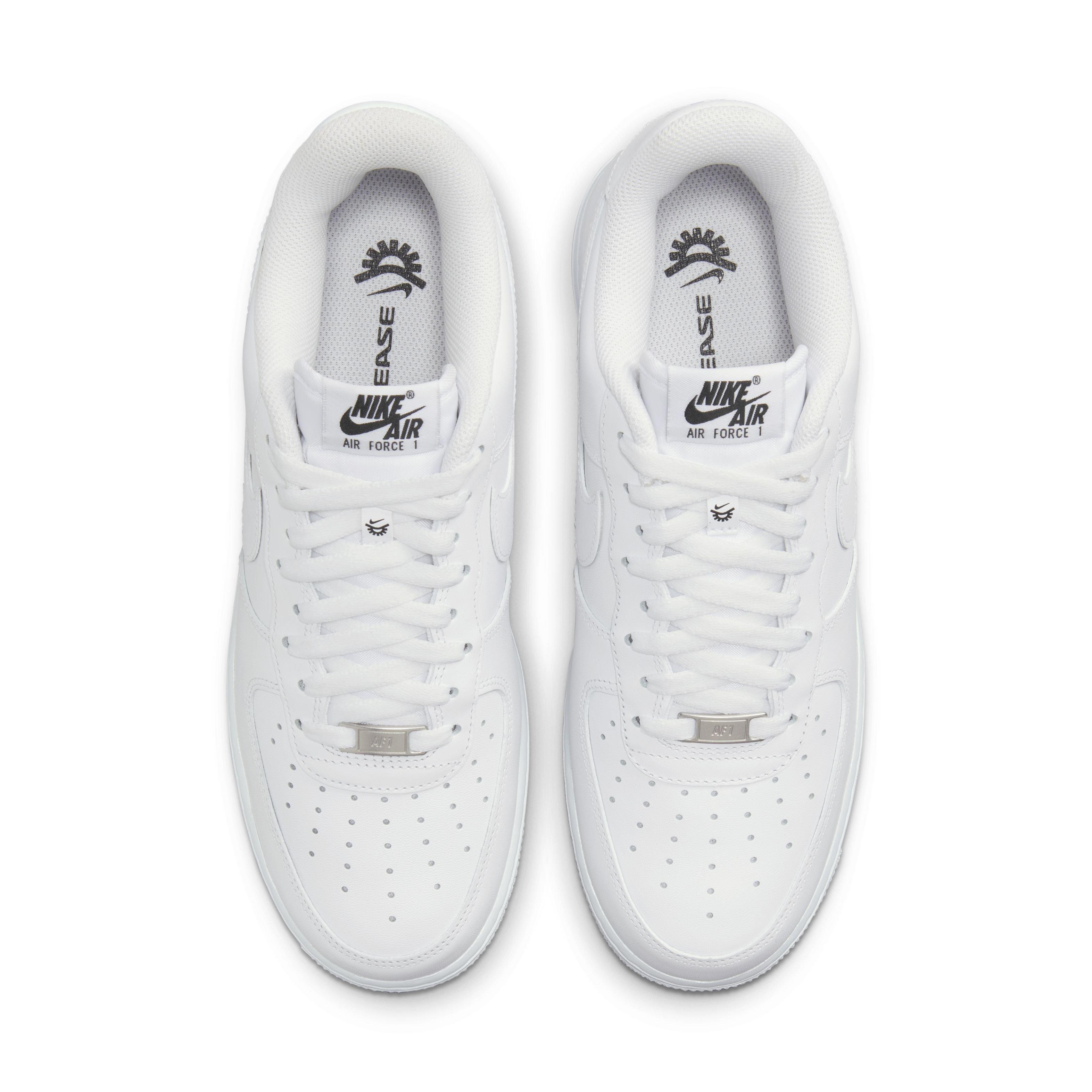 Nike Air Force 1 '07 FlyEase "White" Men's Shoe - WHITE Thumbnail View 4