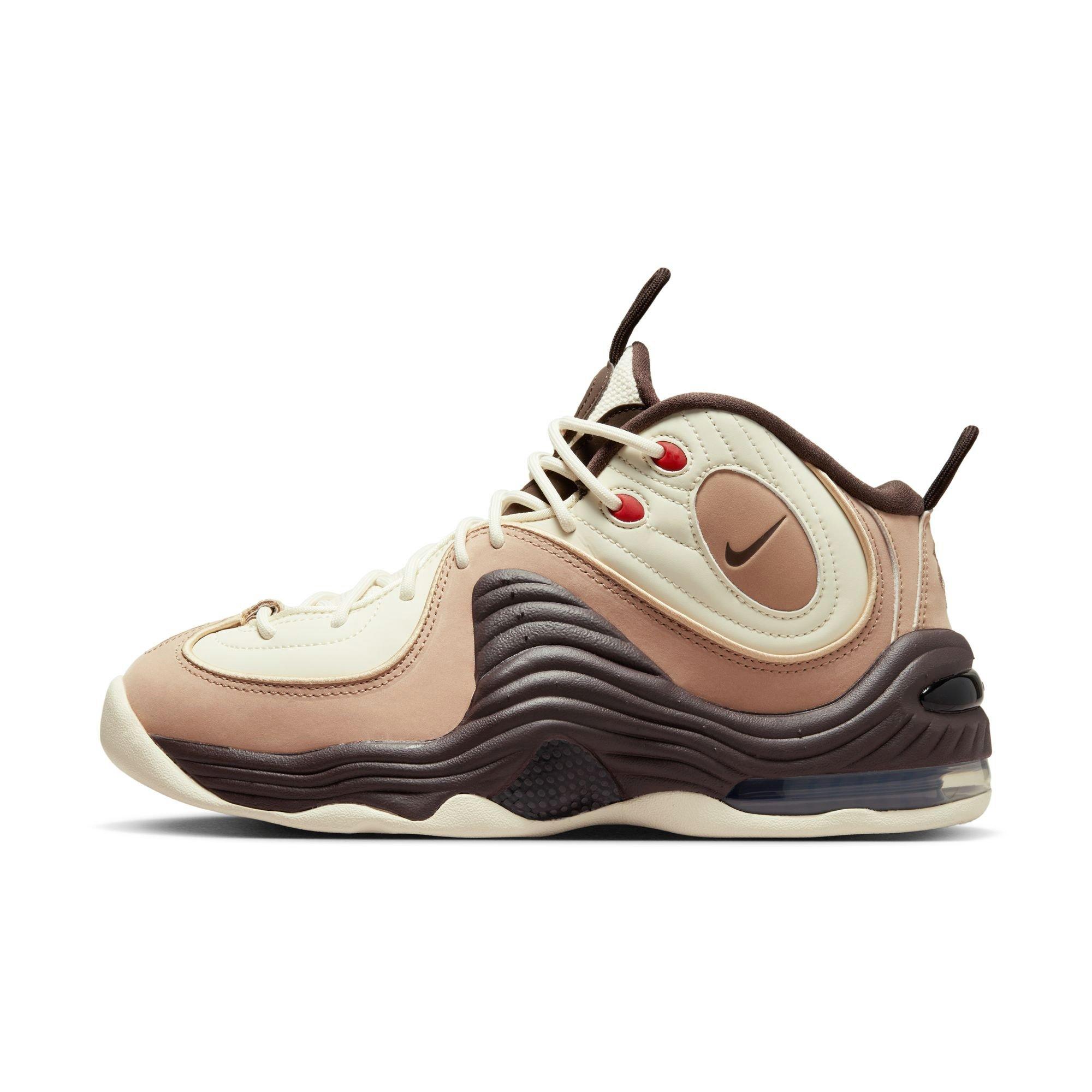 Nike Air Penny 2 "Coconut Milk/Baroque Brown/Hemp/Sesame" Men's Shoe - BROWN Thumbnail View 3