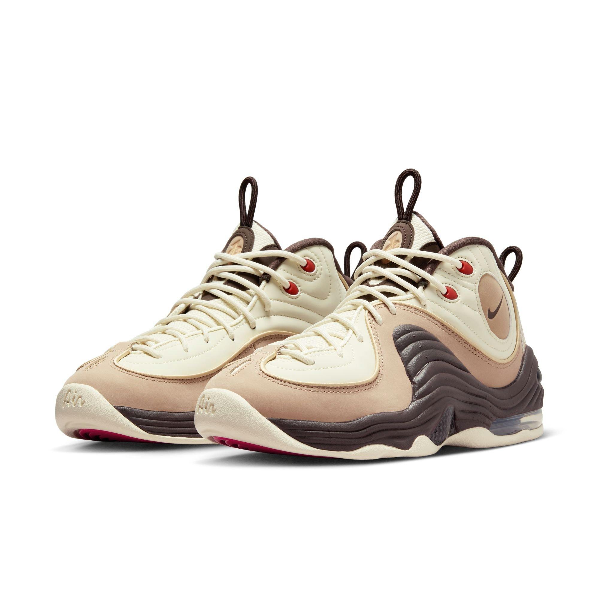 Nike Air Penny 2 "Coconut Milk/Baroque Brown/Hemp/Sesame" Men's Shoe - BROWN Thumbnail View 5