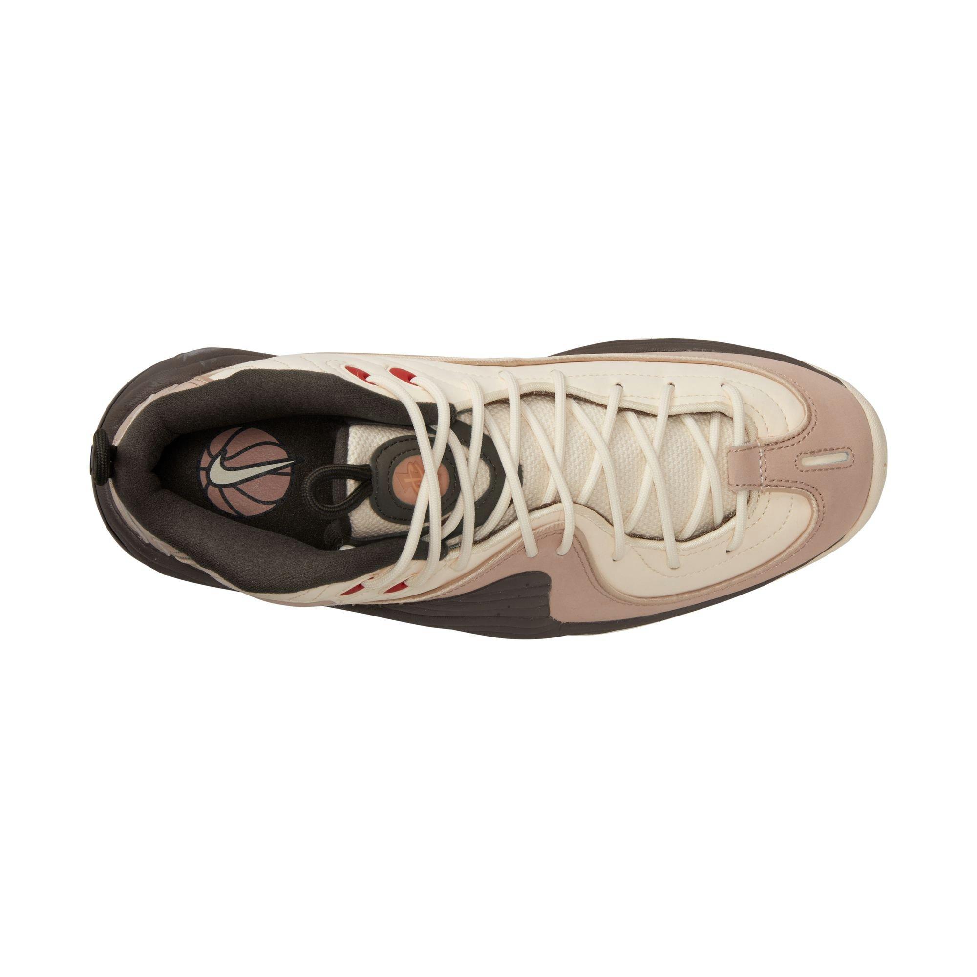 Nike Air Penny 2 "Coconut Milk/Baroque Brown/Hemp/Sesame" Men's Shoe - BROWN Thumbnail View 8