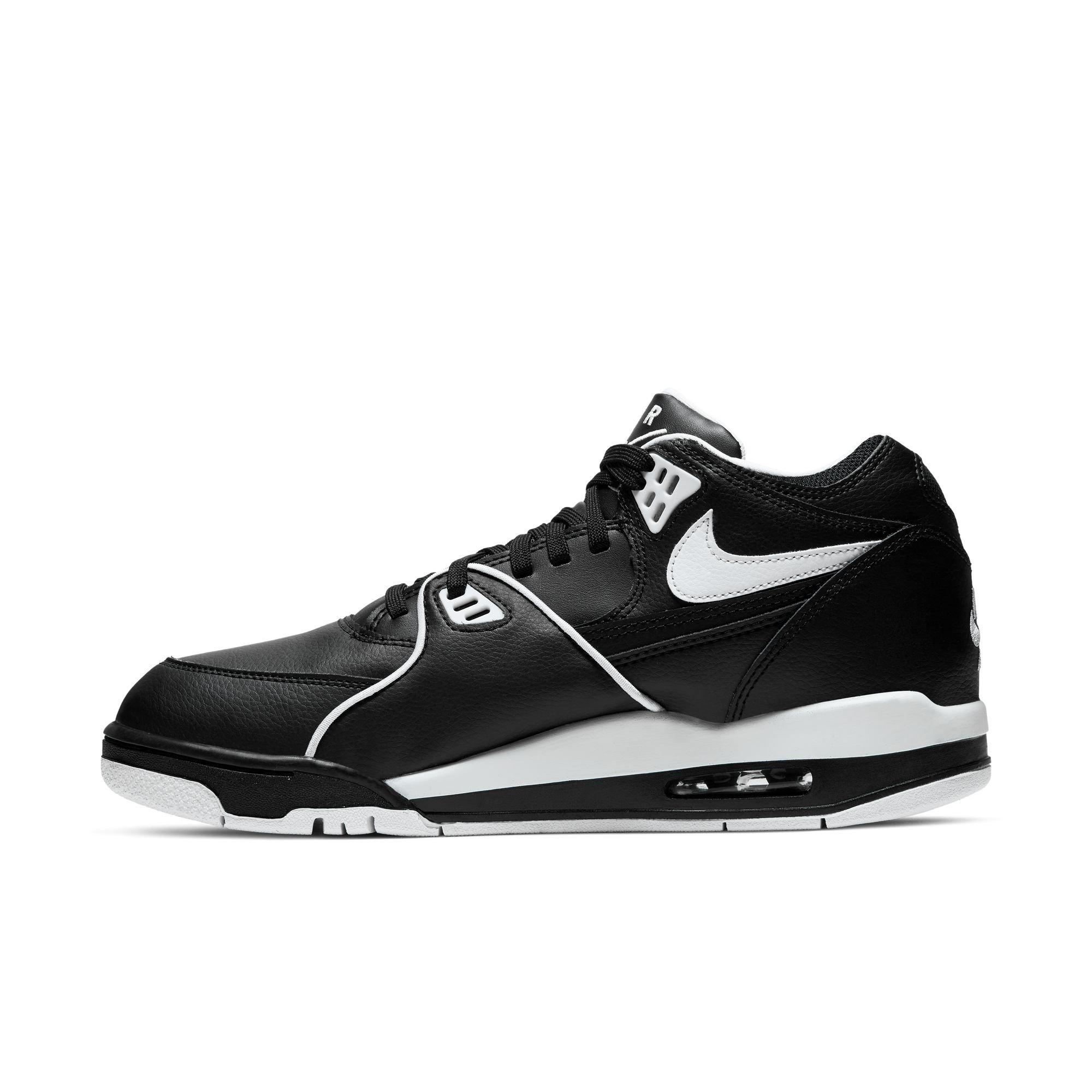Nike Air Flight 89 "Black/White" Men's Shoe - BLACK/WHITE Thumbnail View 3