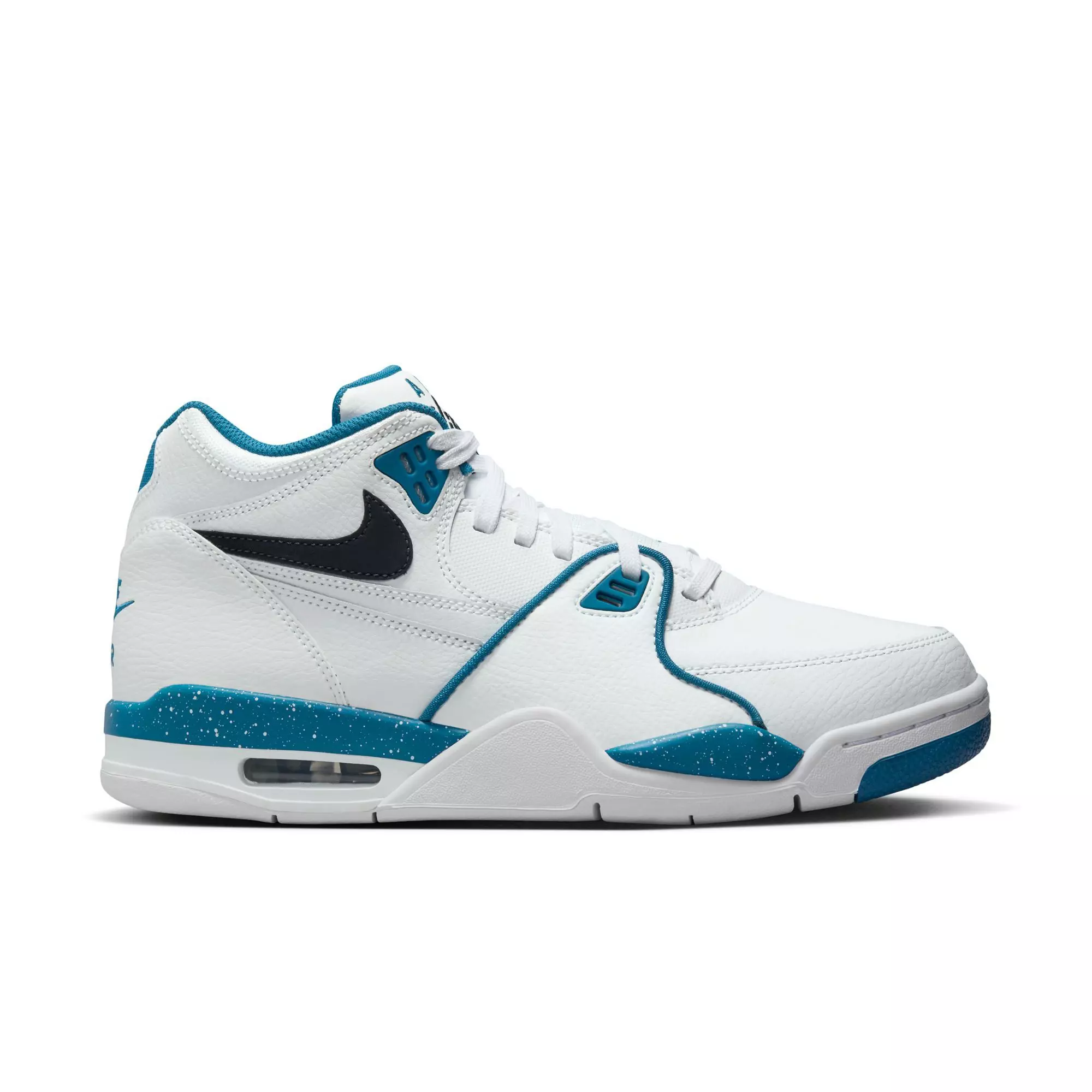 Nike Air Flight 89 White/Dark Obsidian/Brigade Blue Men's Shoe - Hibbett