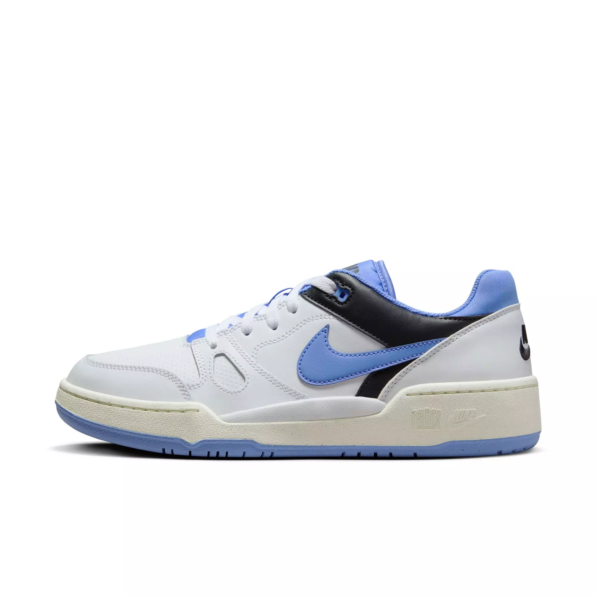 Nike Full Force Low "White/Polar/Black/Sail" Men's Shoe - WHITE/BLUE