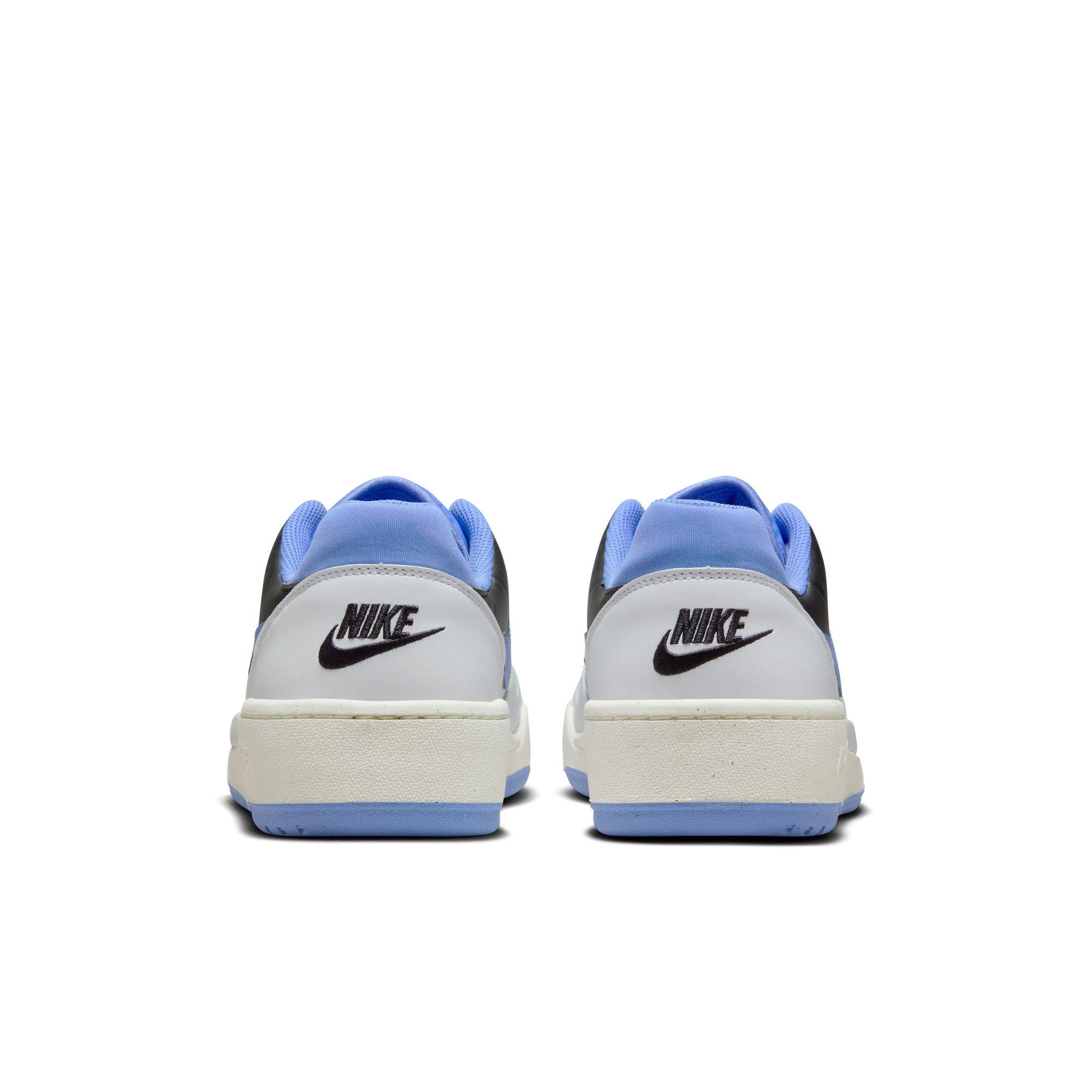 Nike Full Force Low "White/Polar/Black/Sail" Men's Shoe - WHITE/BLUE Thumbnail View 6