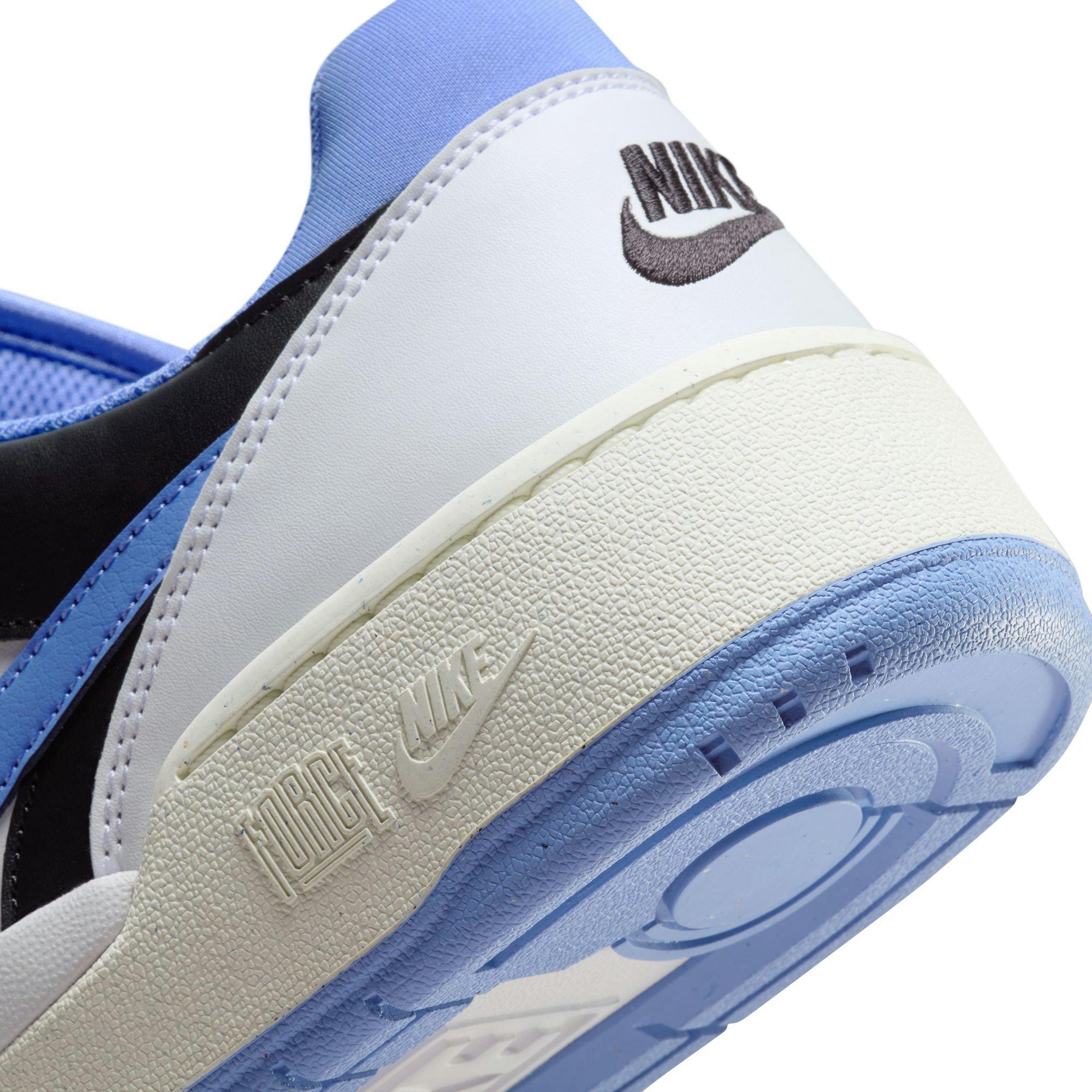 Nike Full Force Low "White/Polar/Black/Sail" Men's Shoe - WHITE/BLUE Thumbnail View 11