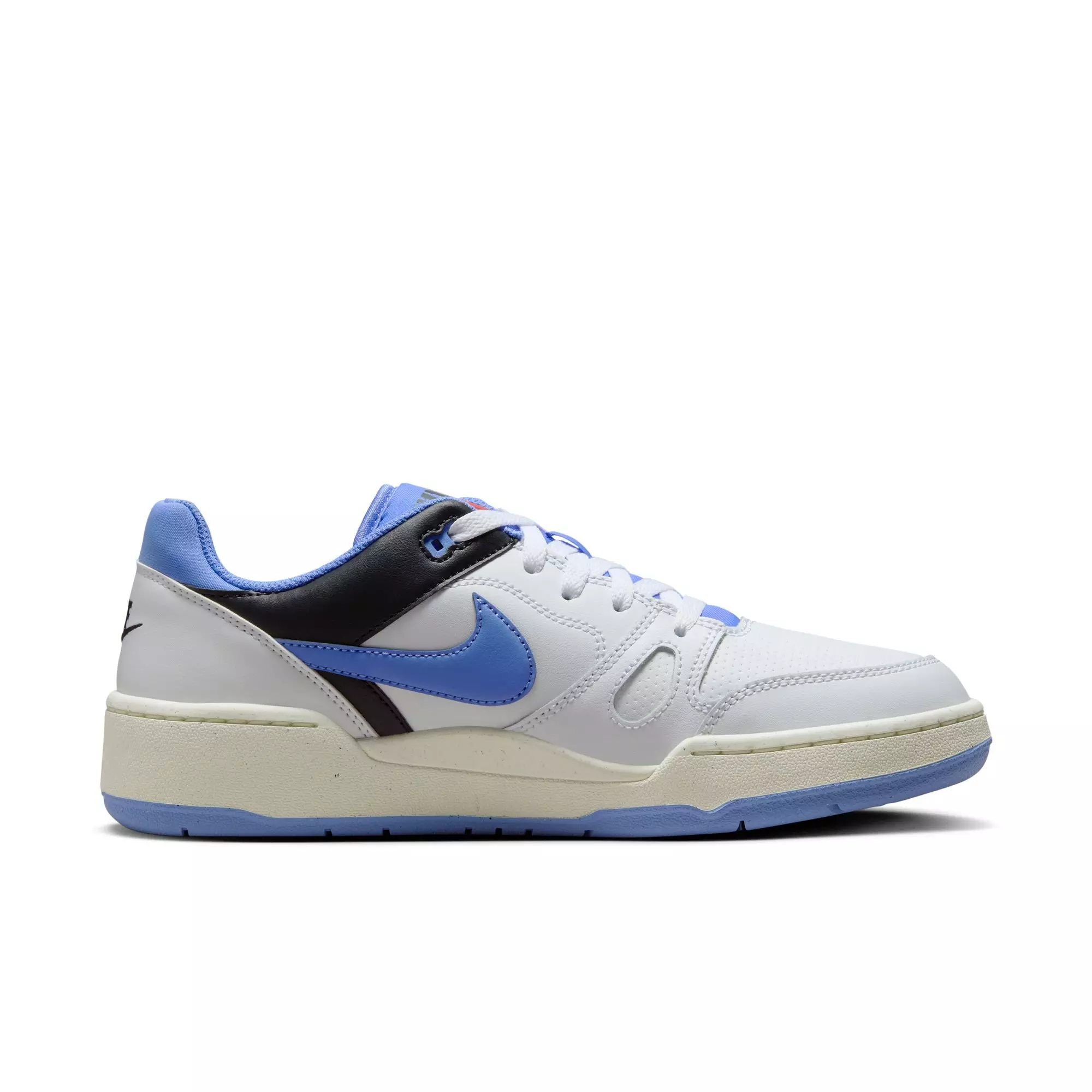 Nike Full Force Low "White/Polar/Black/Sail" Men's Shoe - WHITE/BLUE