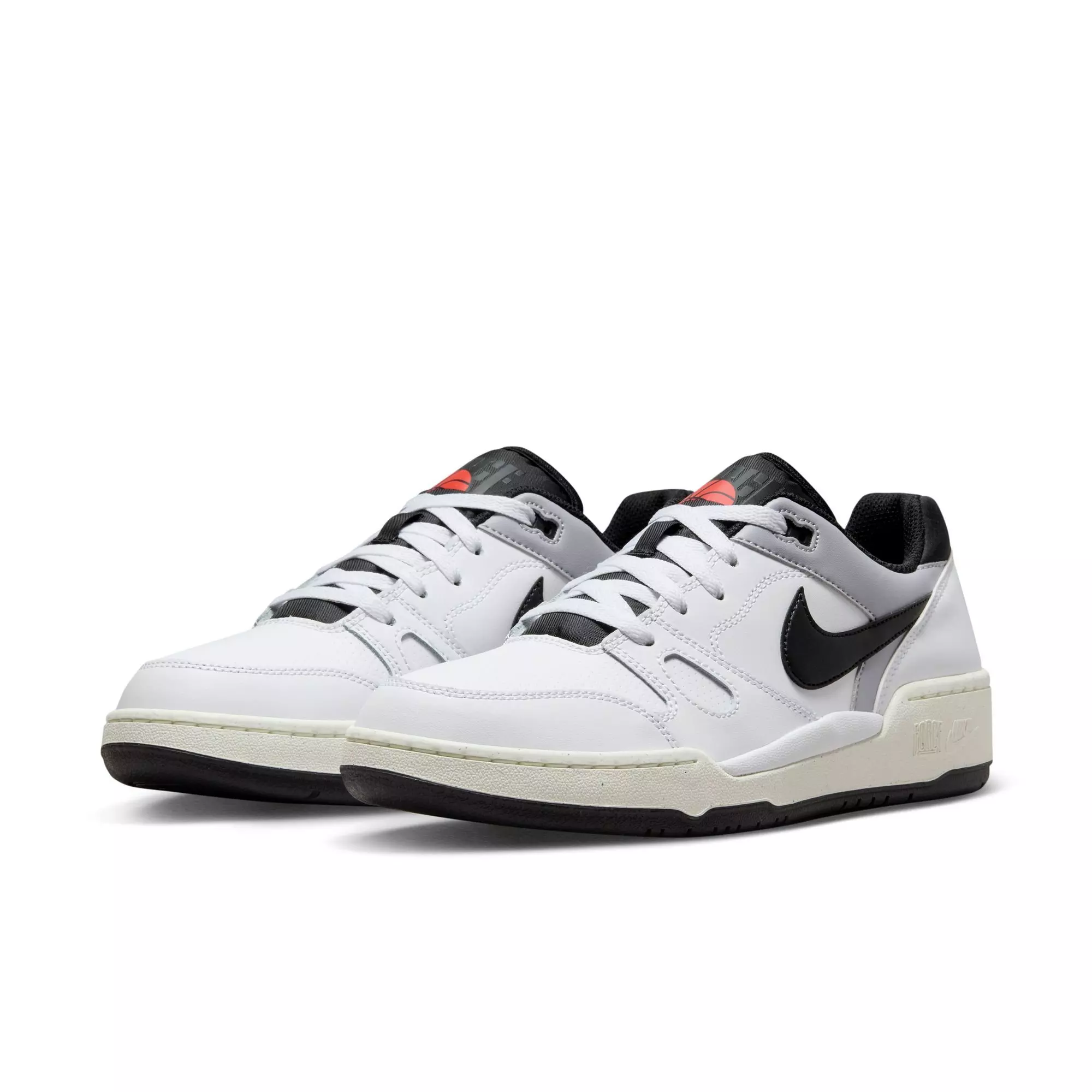Nike Full Force Low "White/Black/Pewter/Sail" Men's Shoe - WHITE/GREY/BLACK