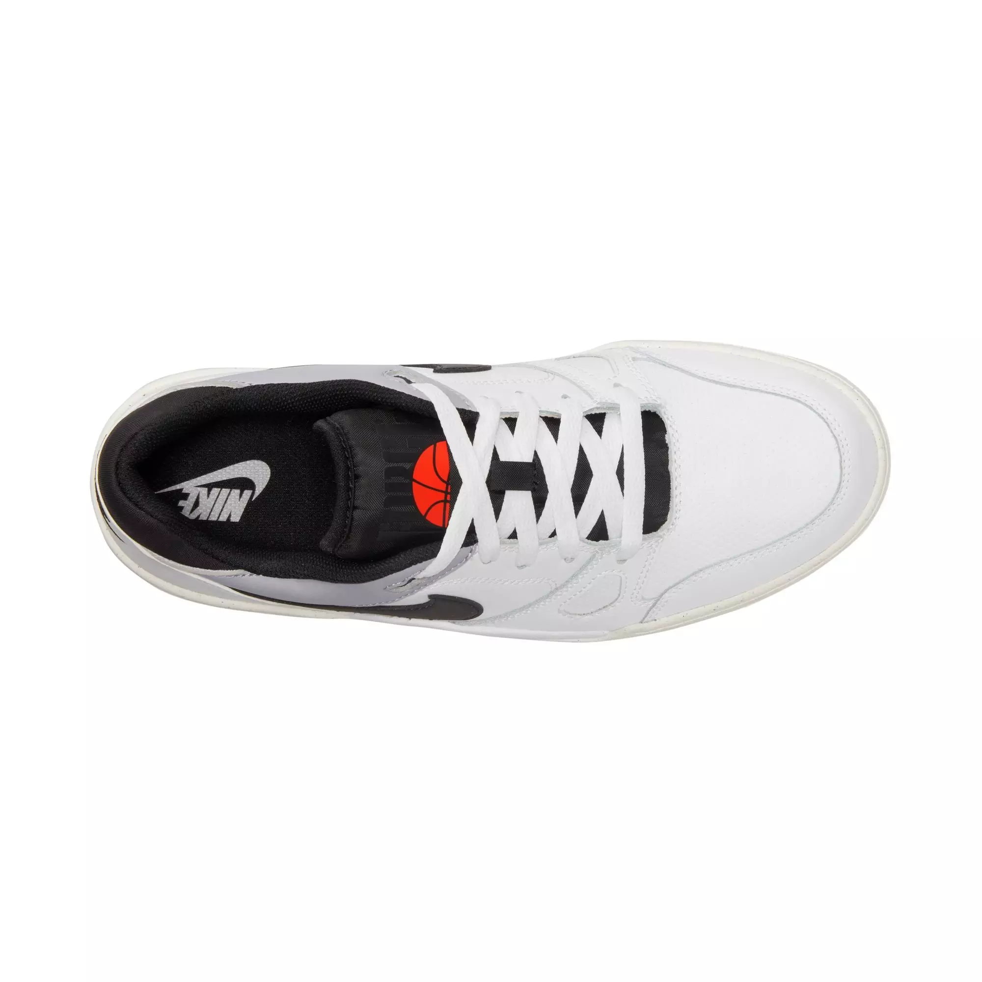 Nike Full Force Low "White/Black/Pewter/Sail" Men's Shoe - WHITE/GREY/BLACK
