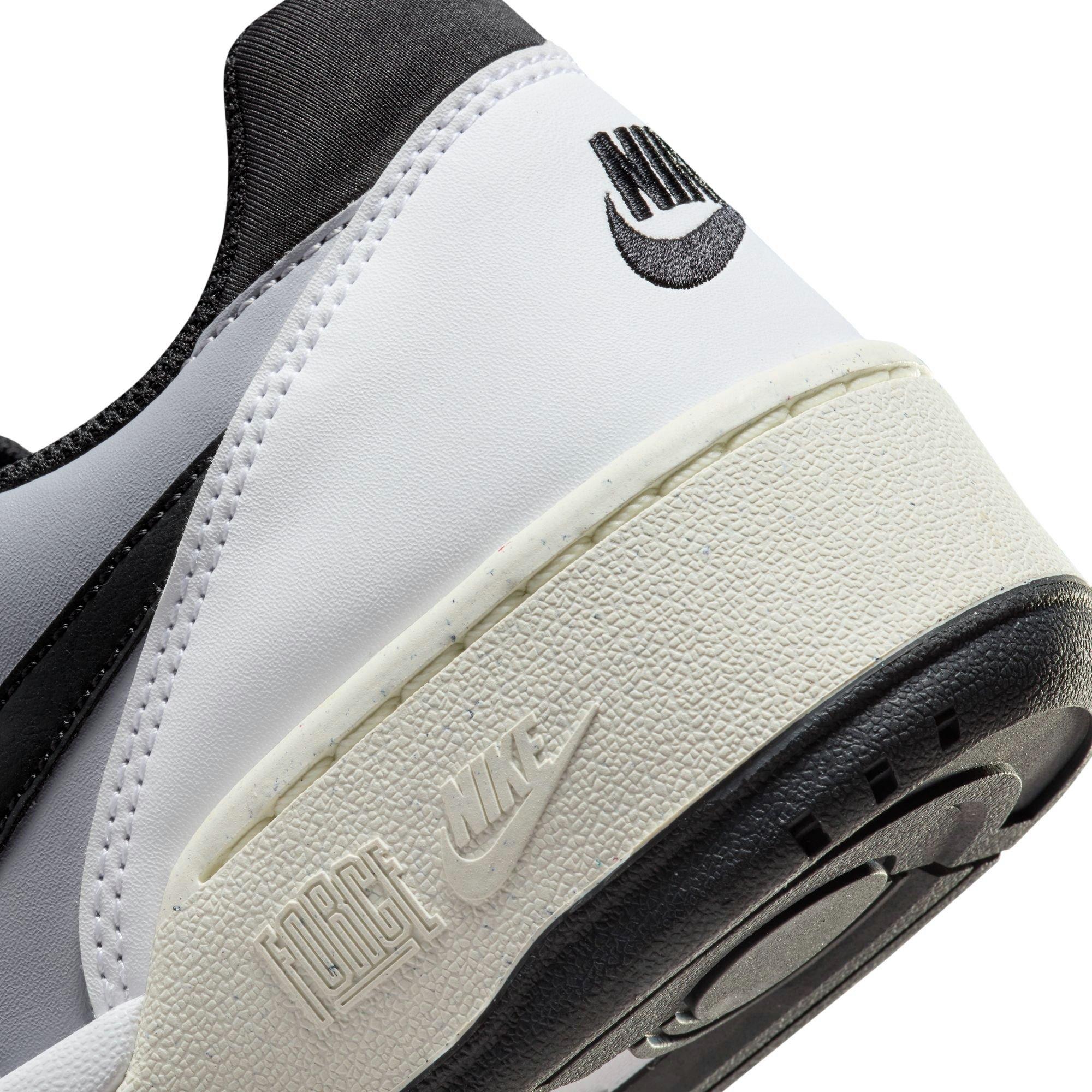 Nike Full Force Low "White/Black/Pewter/Sail" Men's Shoe - WHITE/GREY/BLACK Thumbnail View 11