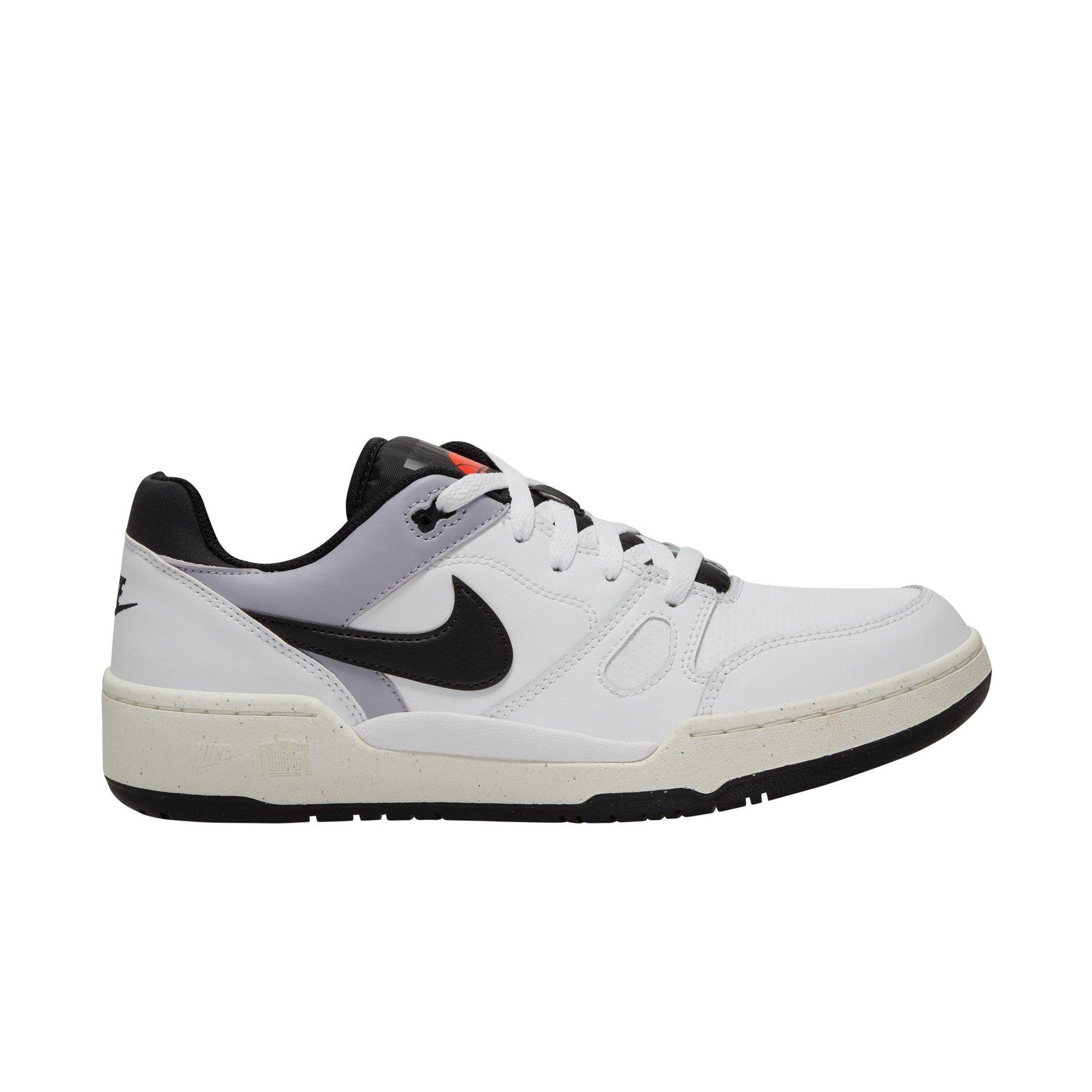 Nike Full Force Low "White/Black/Pewter/Sail" Men's Shoe - WHITE/GREY/BLACK Thumbnail View 1