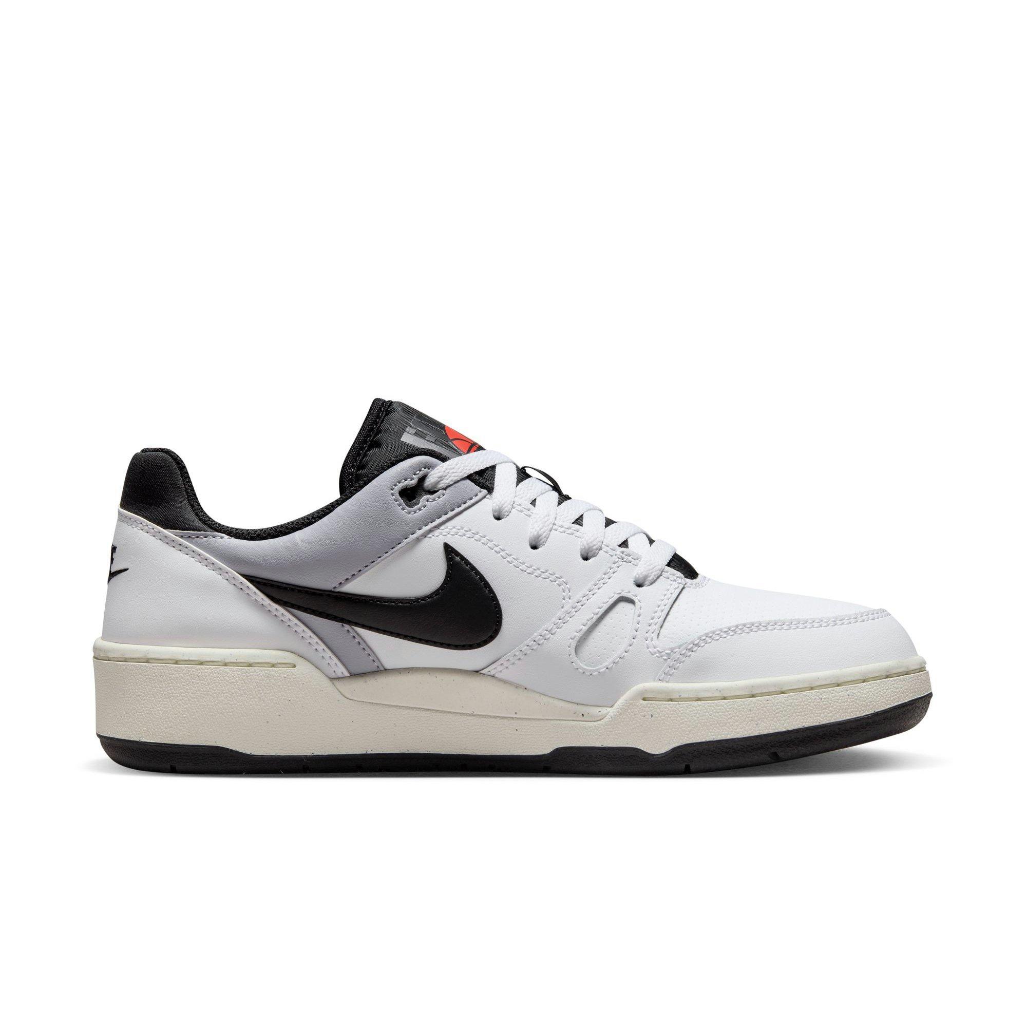 Nike Full Force Low "White/Black/Pewter/Sail" Men's Shoe - WHITE/GREY/BLACK Thumbnail View 2