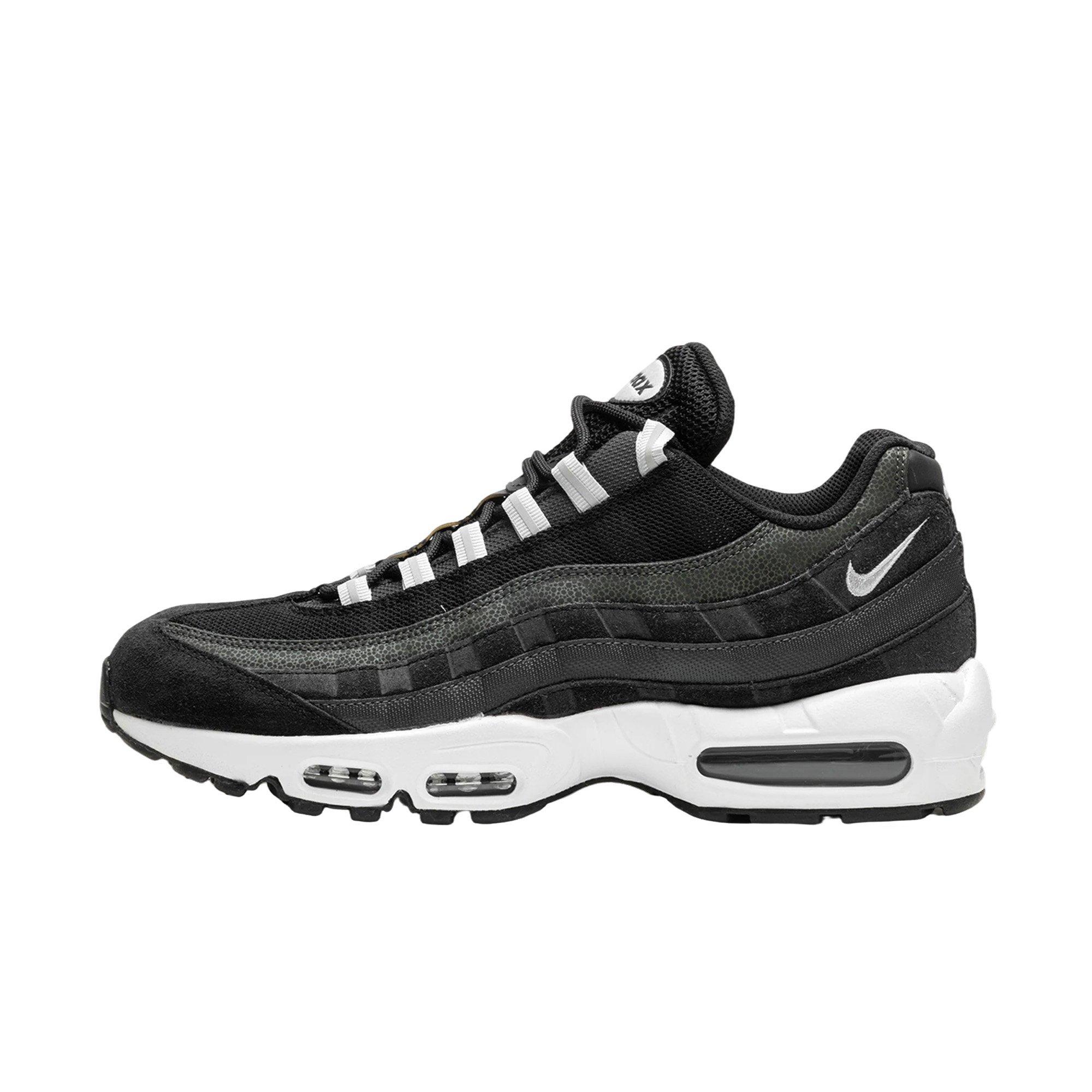 Nike Air Max 95 "Black/Anthracite/White/Pure Platinum" Men's Shoe - BLACK/SILVER Thumbnail View 2