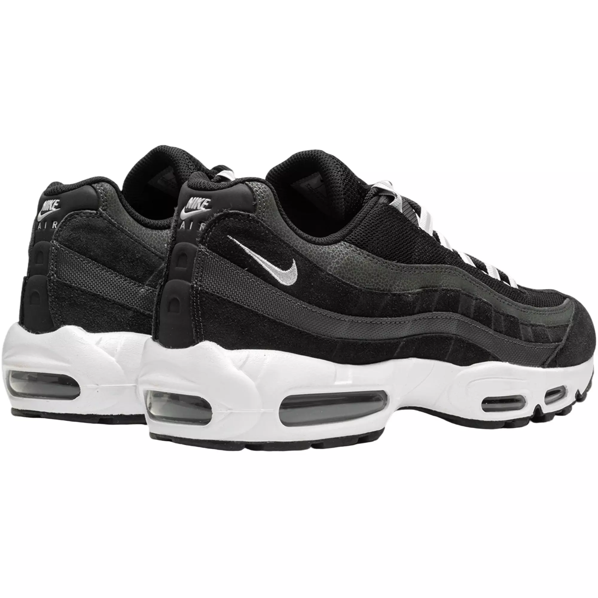 Nike Air Max 95 "Black/Anthracite/White/Pure Platinum" Men's Shoe - BLACK/SILVER