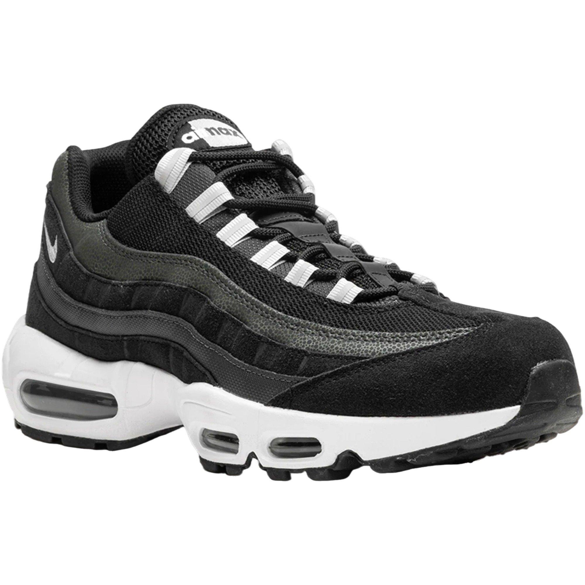 Nike Air Max 95 "Black/Anthracite/White/Pure Platinum" Men's Shoe - BLACK/SILVER Thumbnail View 5