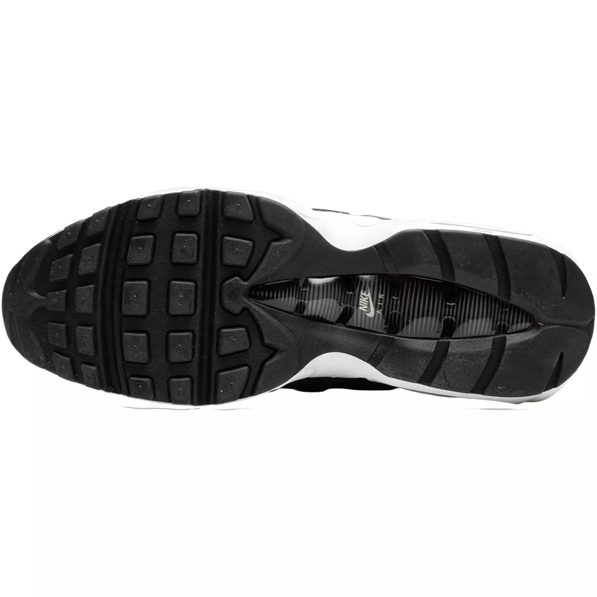 Nike Air Max 95 "Black/Anthracite/White/Pure Platinum" Men's Shoe - BLACK/SILVER