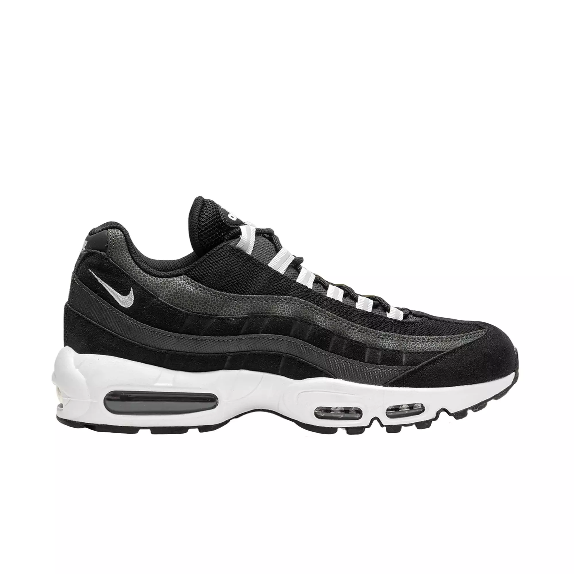 Nike Air Max 95 "Black/Anthracite/White/Pure Platinum" Men's Shoe - BLACK/SILVER