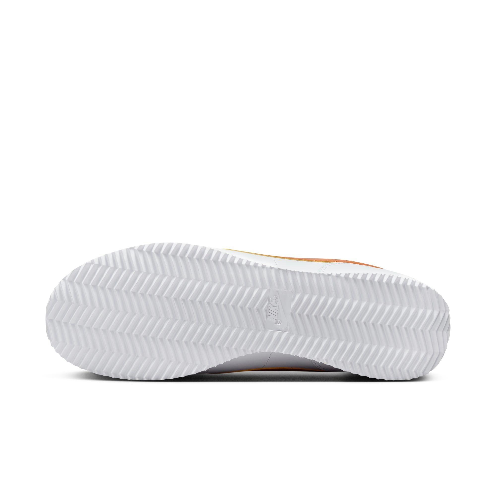 Nike Cortez "White/Campfire Orange/Jade Horizon" Men's Shoe - WHITE/ORANGE Thumbnail View 9