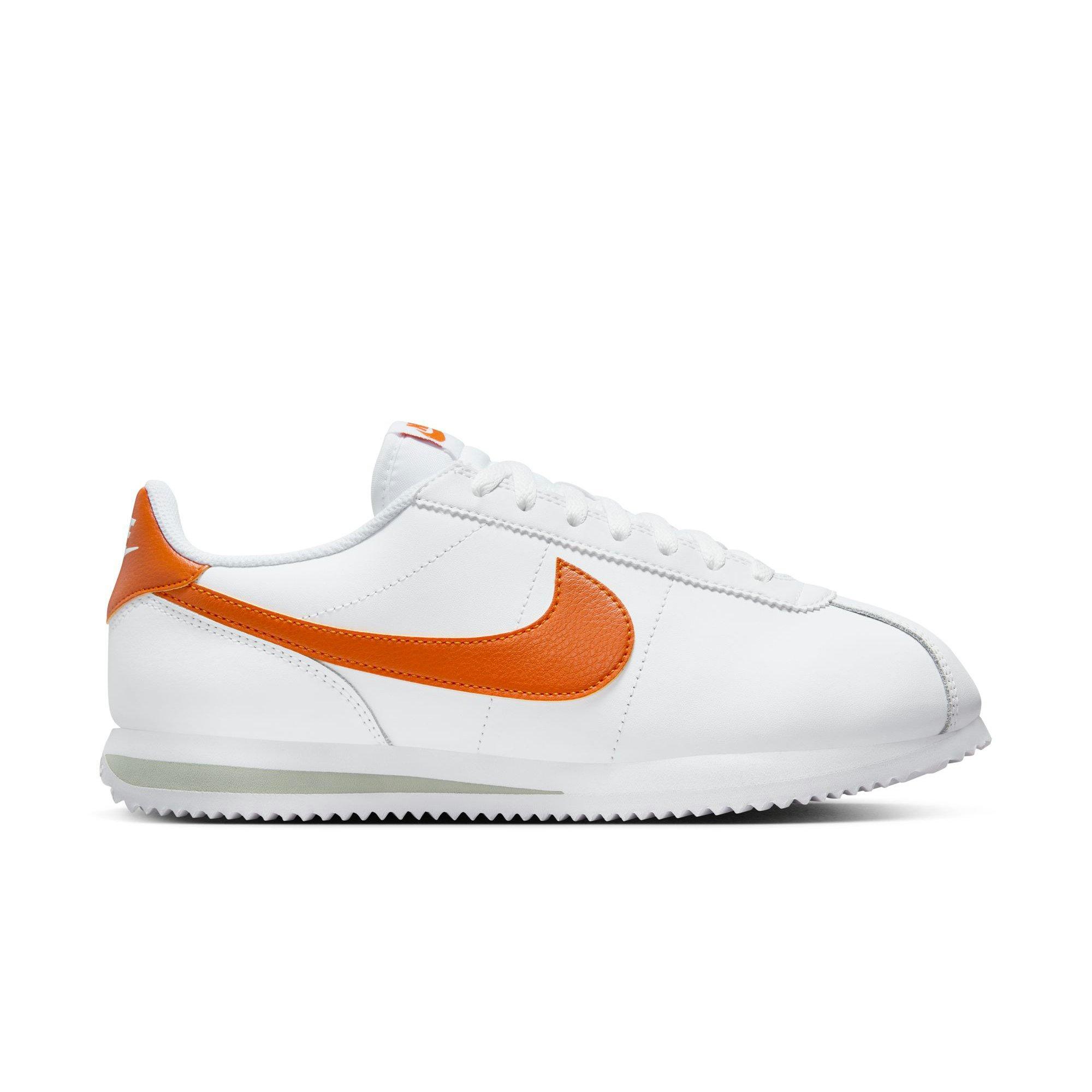 Nike Cortez "White/Campfire Orange/Jade Horizon" Men's Shoe - WHITE/ORANGE Thumbnail View 1
