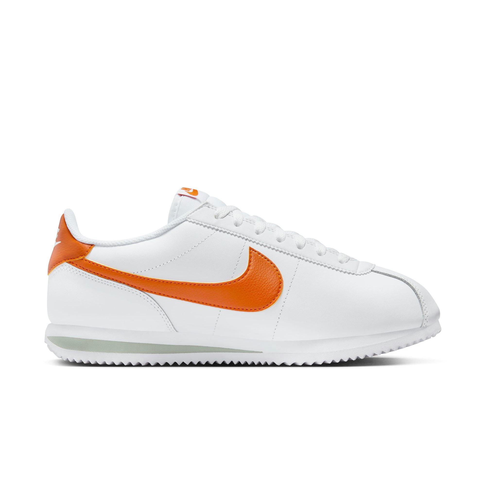 Nike Cortez "White/Campfire Orange/Jade Horizon" Men's Shoe - WHITE/ORANGE Thumbnail View 2