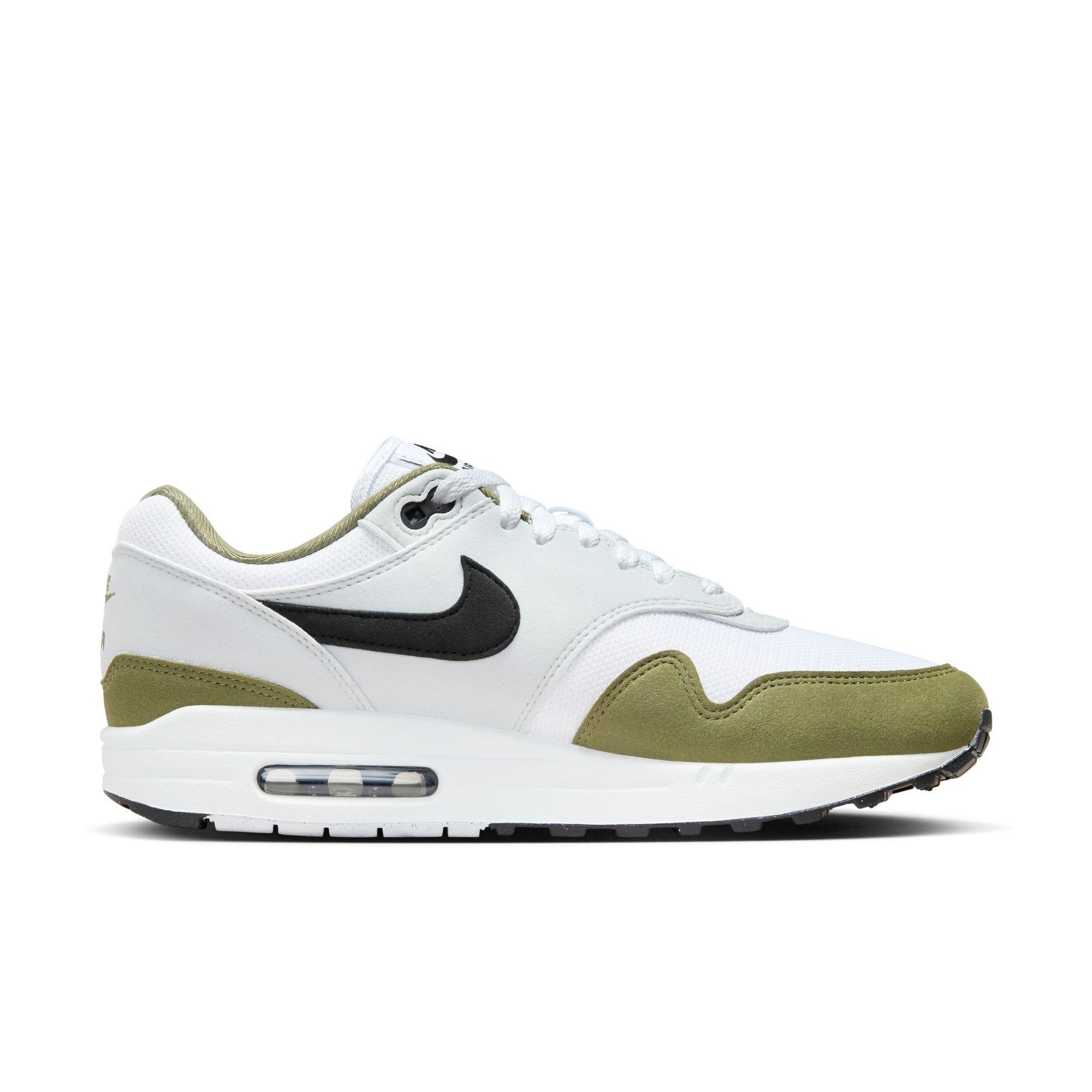 Nike Air Max 1 "Medium Olive" Men's Shoe - WHITE/BLACK/PURE PLATINUM Thumbnail View 2