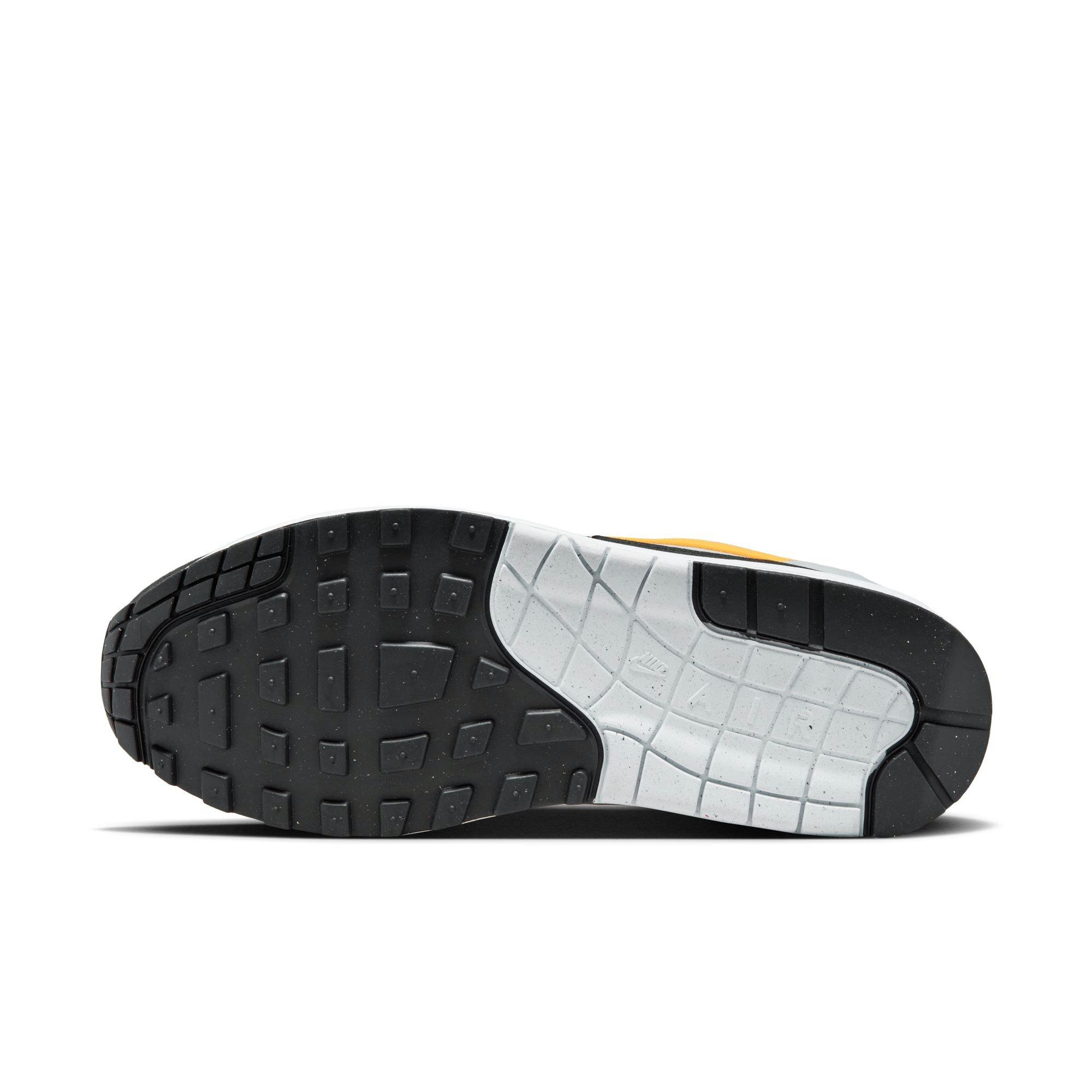 Nike Air Max 1 "University Gold" Men's Shoe - WHITE/UNIVERSITY GOLD/BLACK Thumbnail View 10