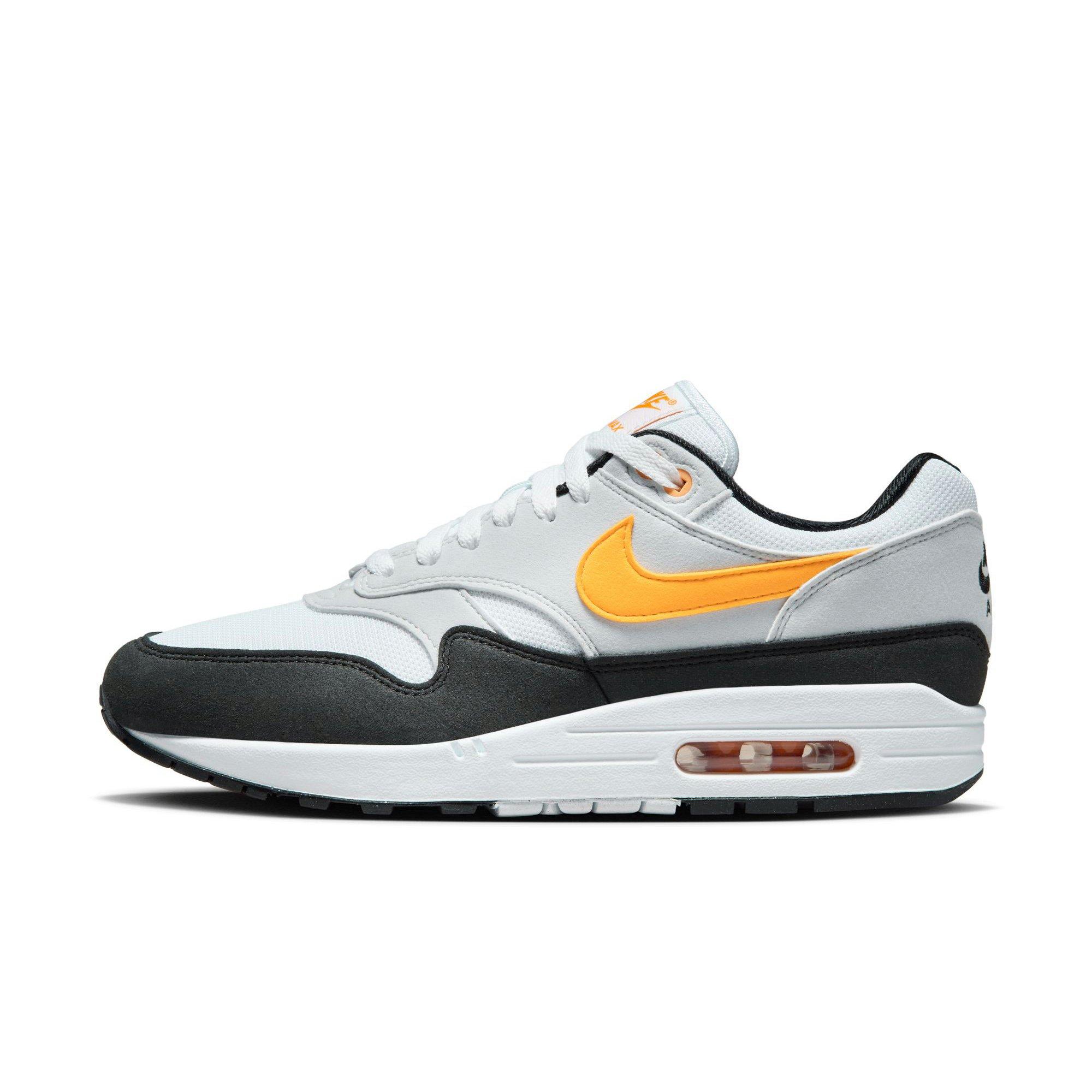 Nike Air Max 1 "University Gold" Men's Shoe - WHITE/UNIVERSITY GOLD/BLACK Thumbnail View 6
