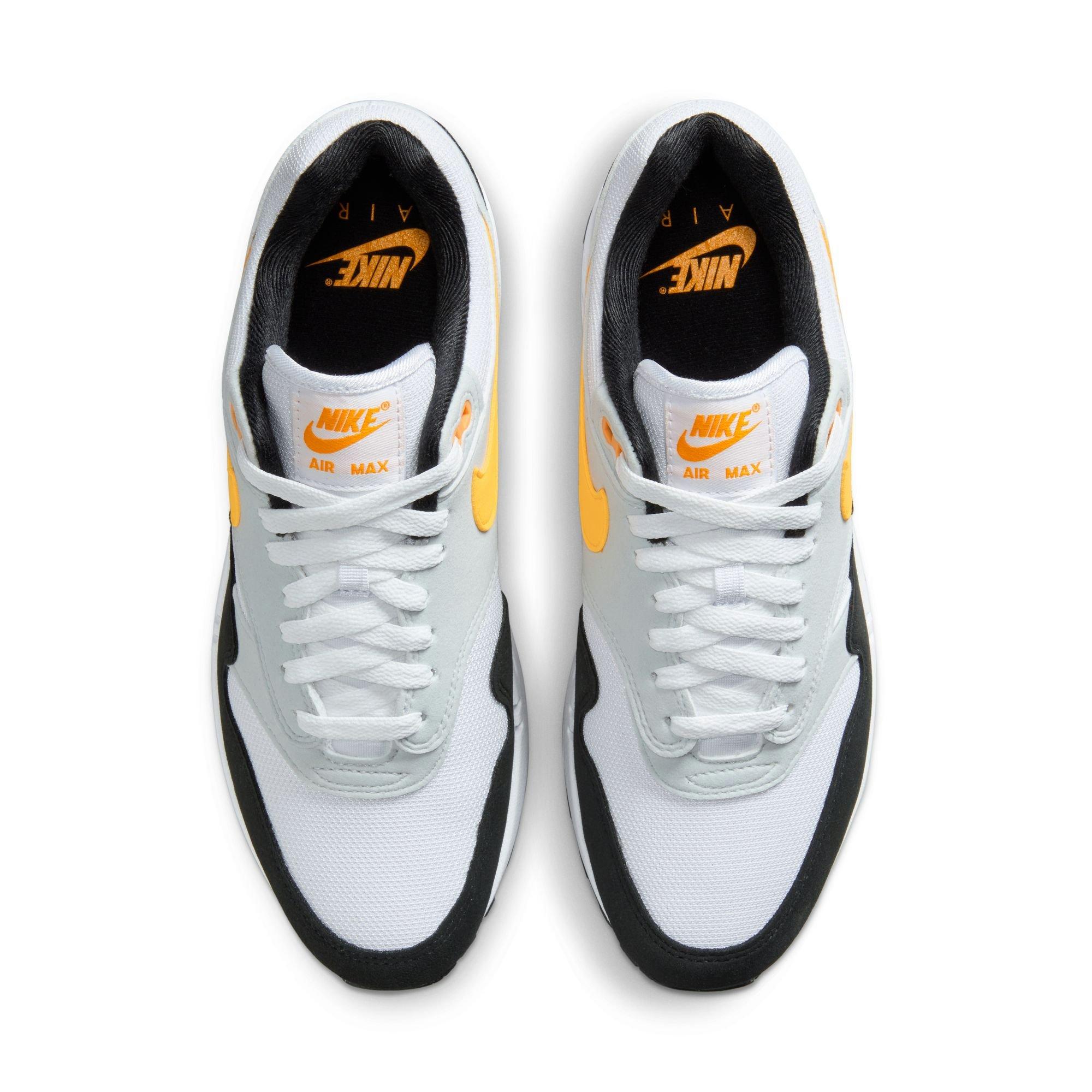 Nike Air Max 1 "University Gold" Men's Shoe - WHITE/UNIVERSITY GOLD/BLACK Thumbnail View 9