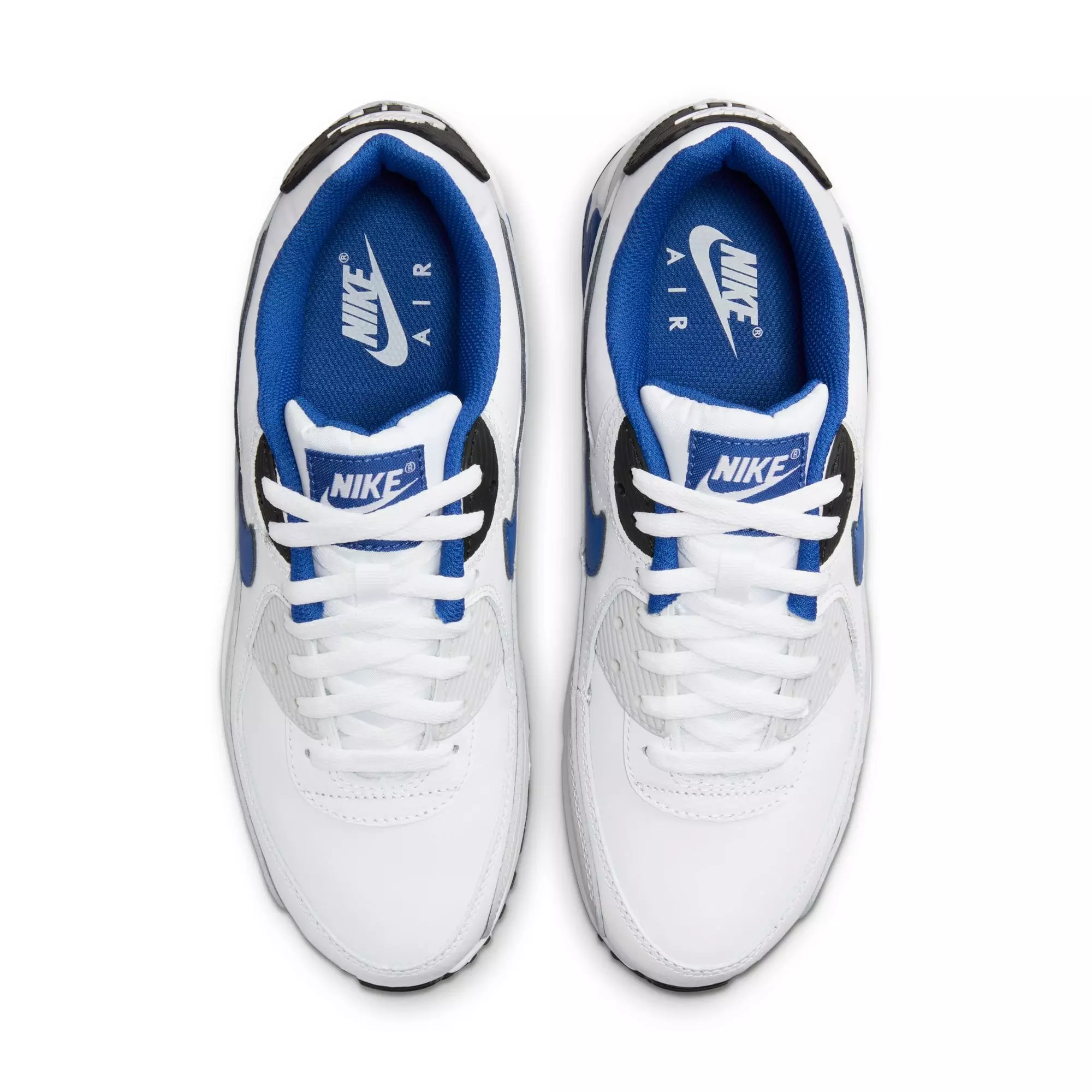 Nike Air Max 90 "White/Game Royal/Photon Dust/Black" Men's Shoe - WHITE/ROYAL