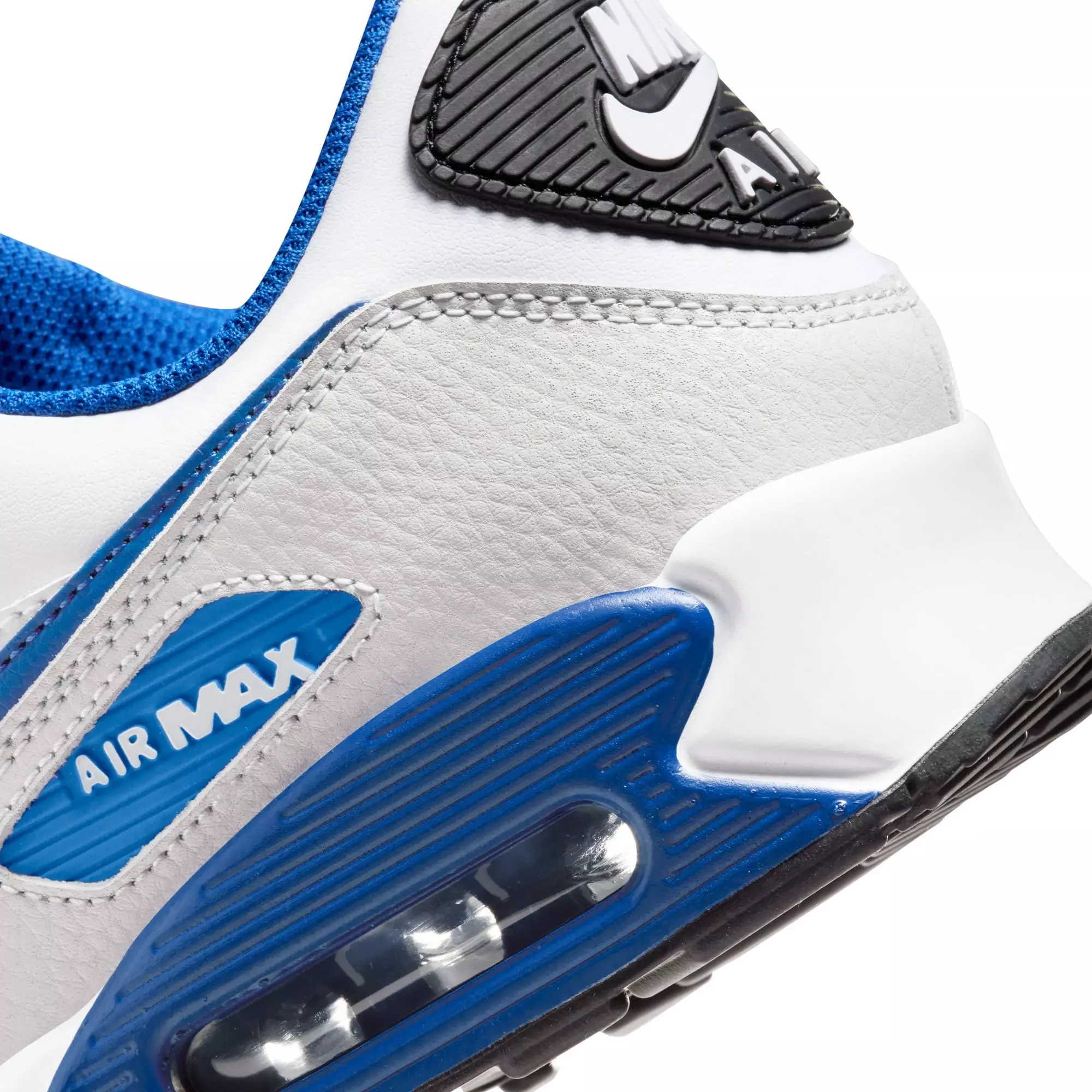 Nike Air Max 90 "White/Game Royal/Photon Dust/Black" Men's Shoe - WHITE/ROYAL