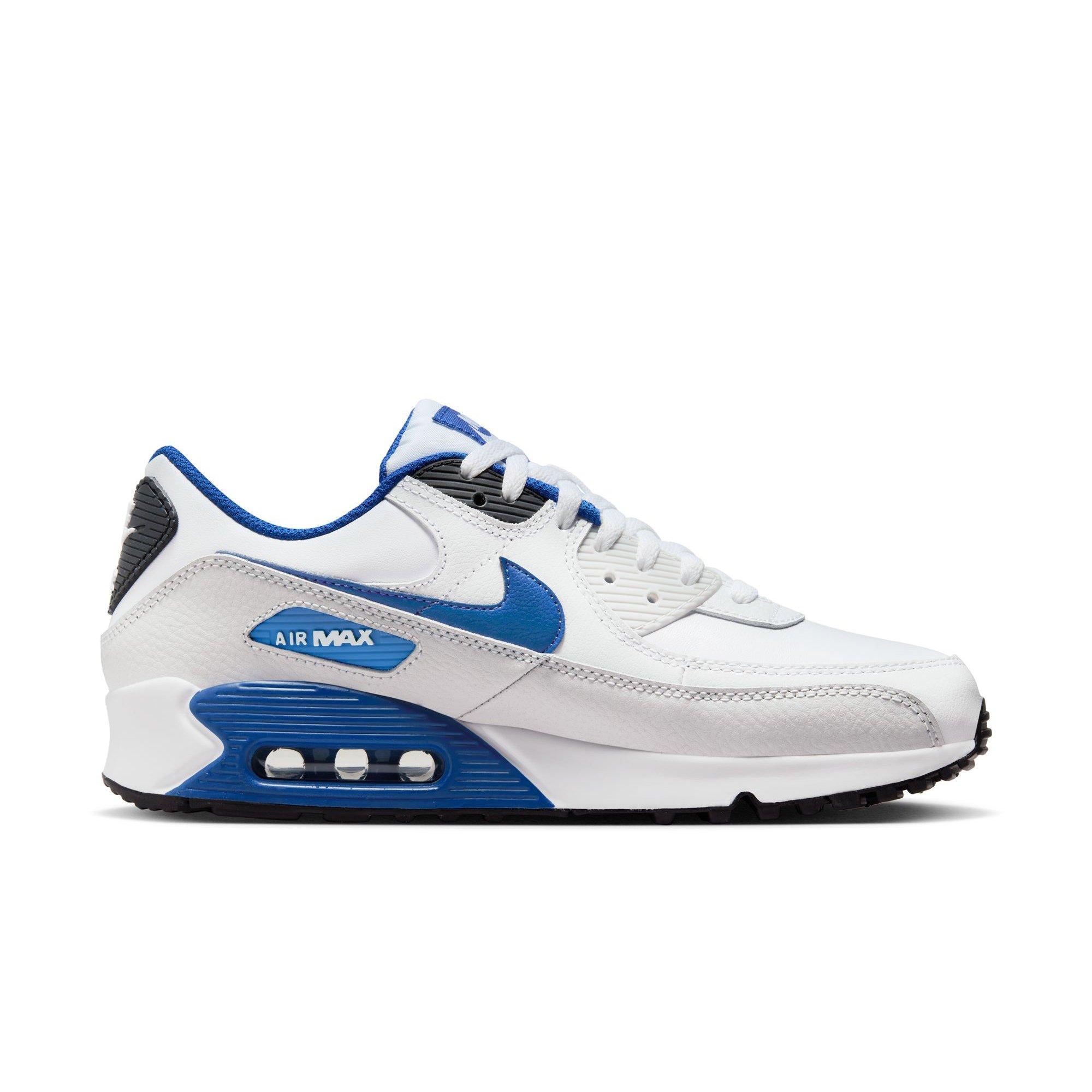 Nike Air Max 90 "White/Game Royal/Photon Dust/Black" Men's Shoe - WHITE/ROYAL Thumbnail View 2