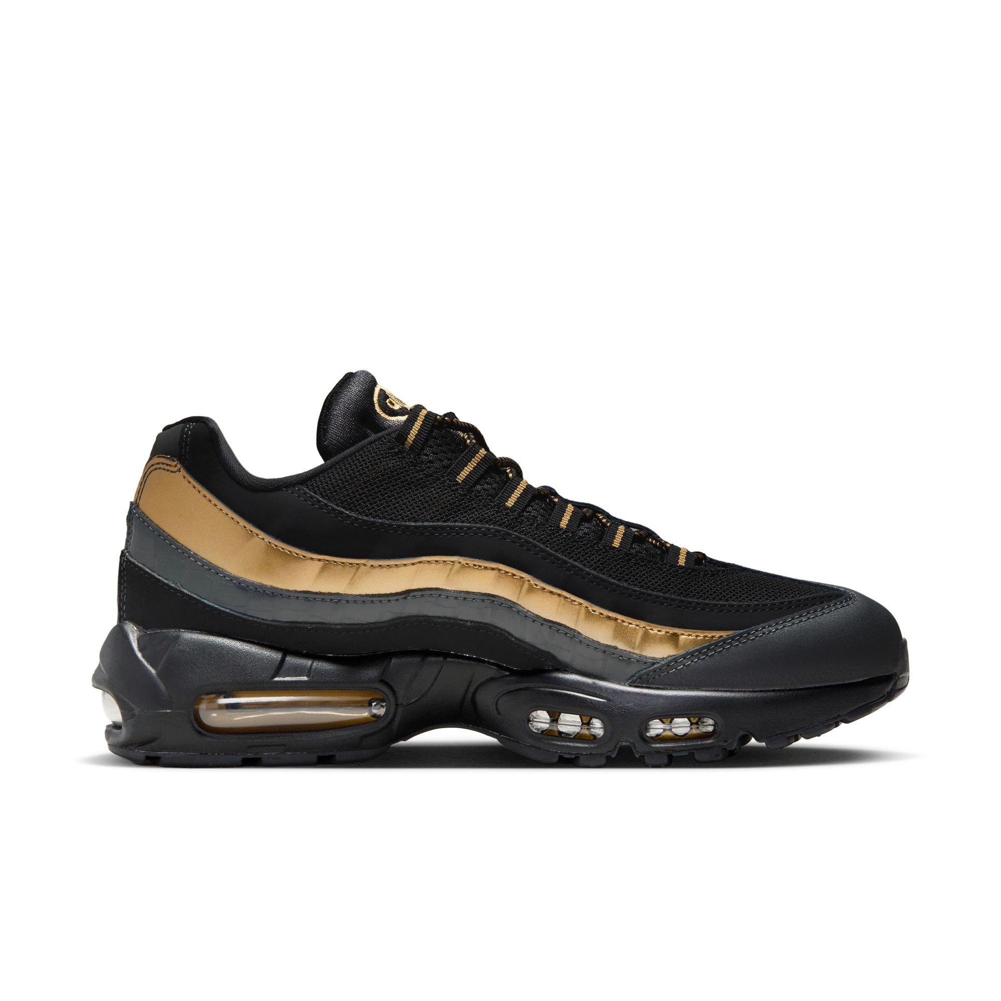 Nike Air Max 95 Premium "Metallic Gold" Men's Shoe - BLACK/METALLIC GOLD/ANTHRACITE Thumbnail View 2
