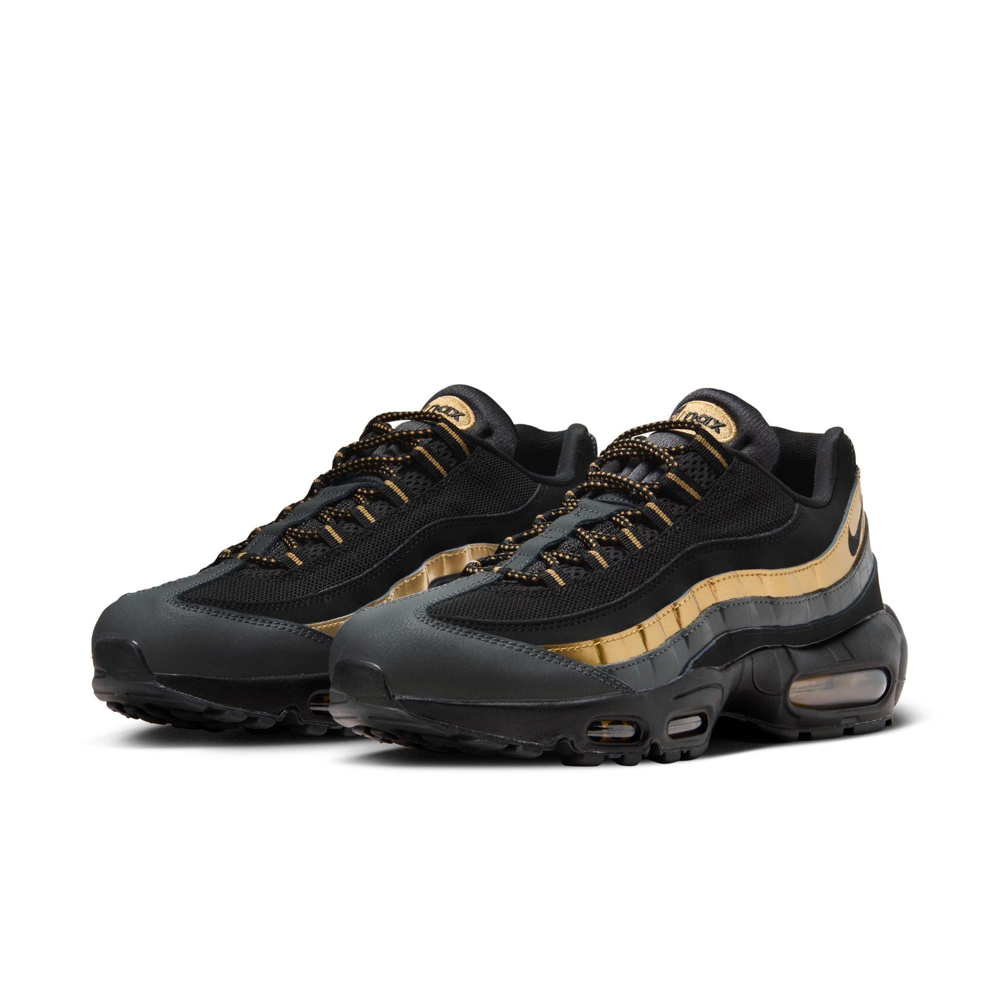 Nike Air Max 95 Premium "Metallic Gold" Men's Shoe - BLACK/METALLIC GOLD/ANTHRACITE Thumbnail View 3