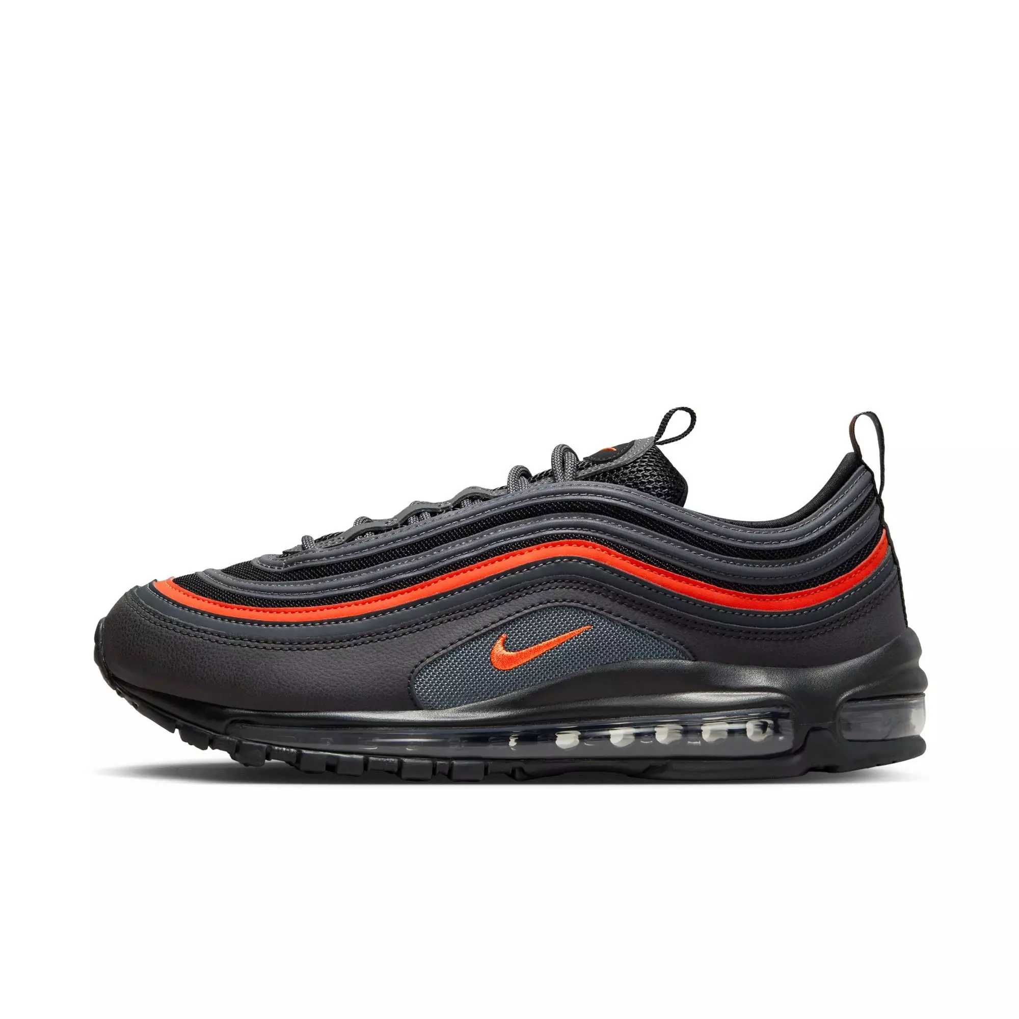 Nike Air Max 97 "Black/Picante Red/Anthracite" Men's Shoe - BLACK/RED