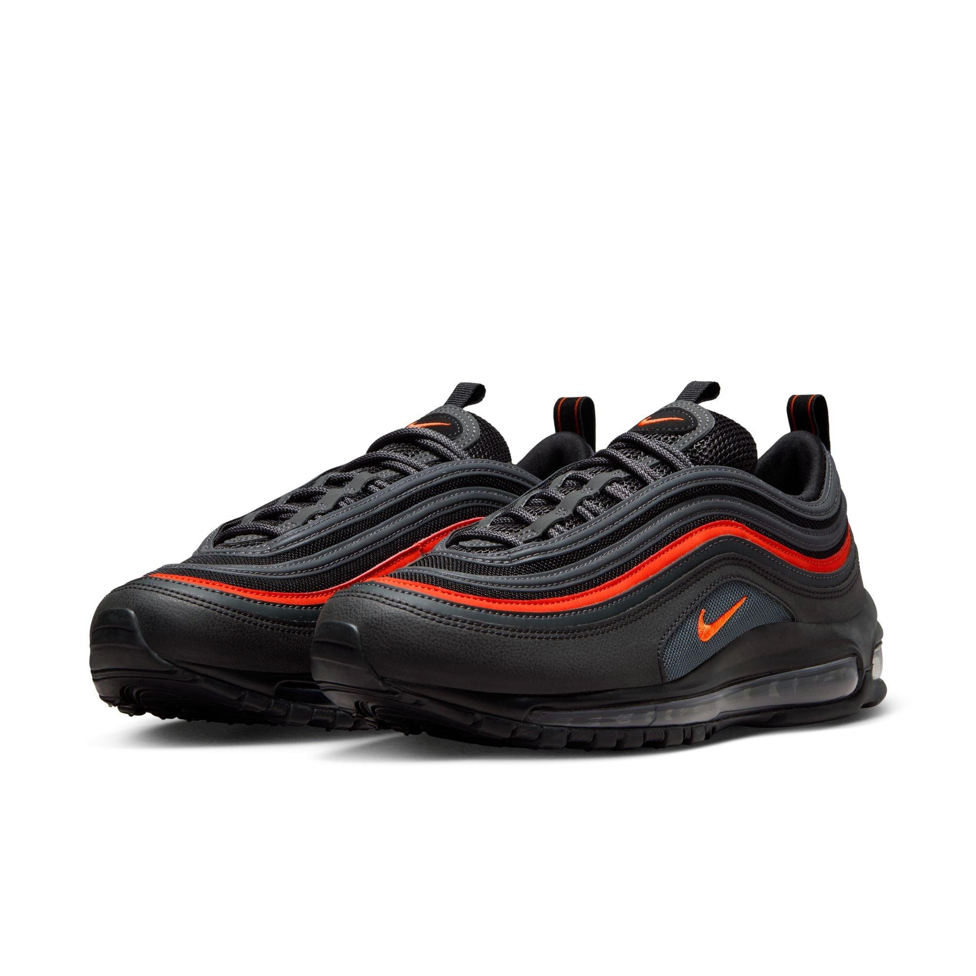 Nike Air Max 97 "Black/Picante Red/Anthracite" Men's Shoe - BLACK/RED Thumbnail View 5