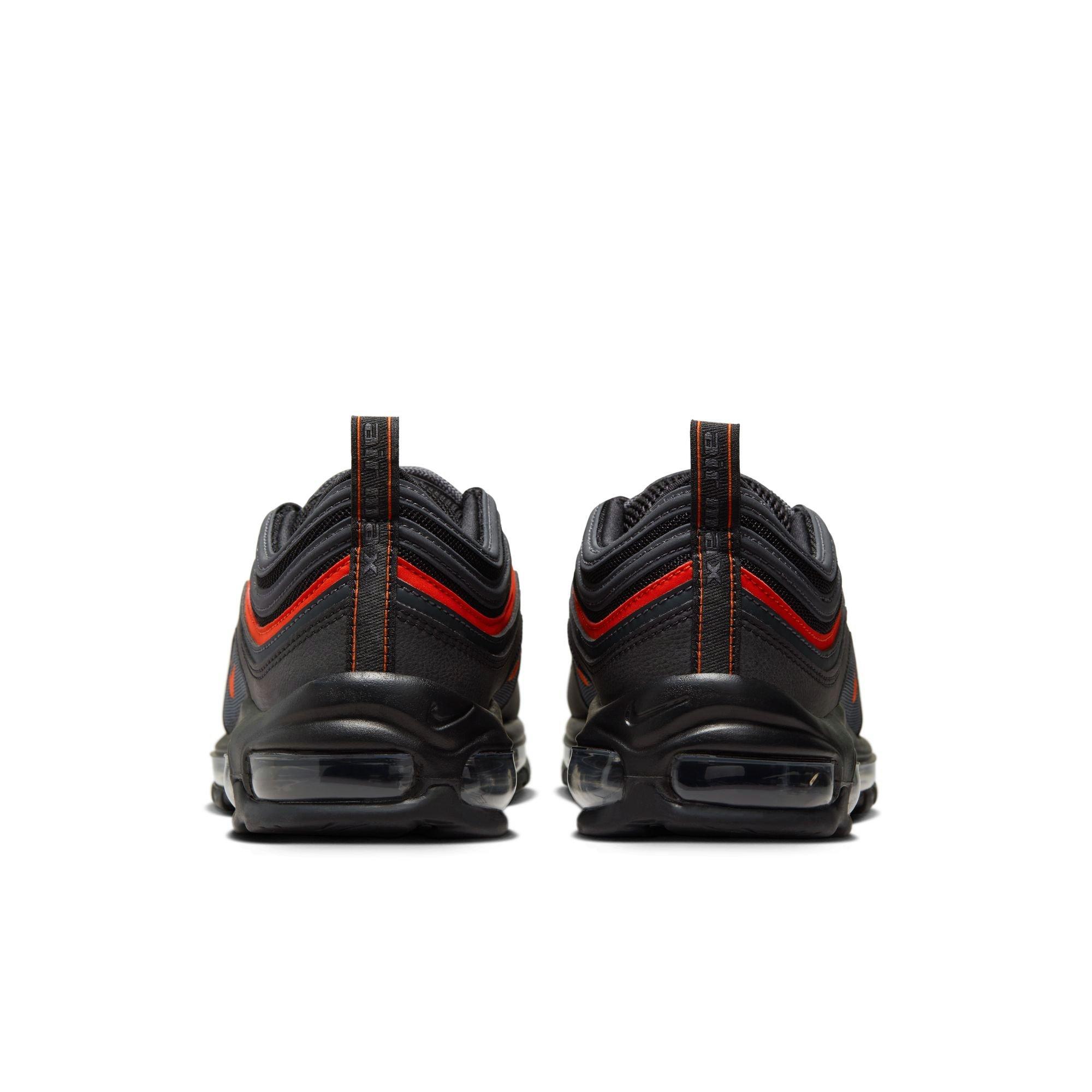 Nike Air Max 97 "Black/Picante Red/Anthracite" Men's Shoe - BLACK/RED Thumbnail View 6