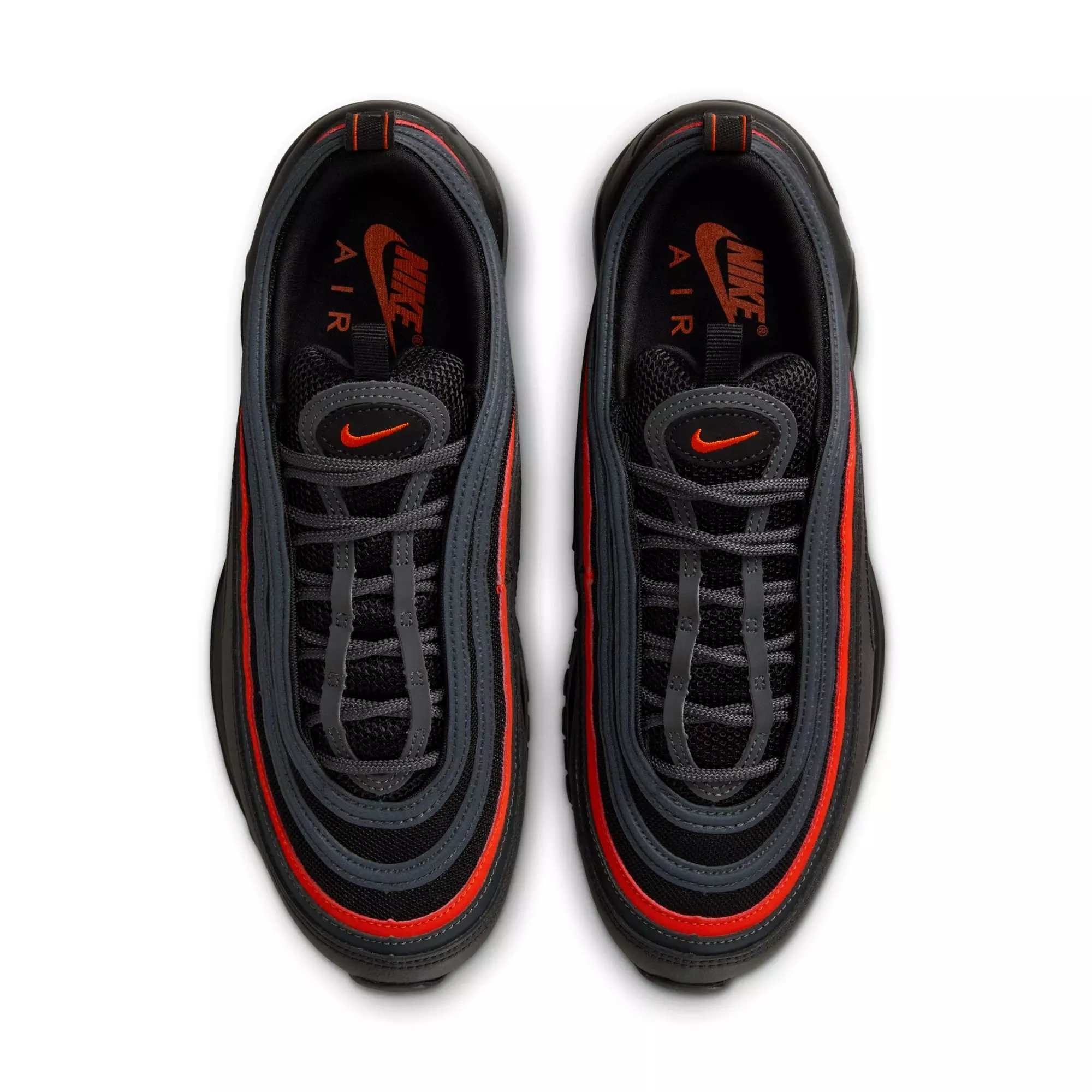 Nike Air Max 97 "Black/Picante Red/Anthracite" Men's Shoe - BLACK/RED